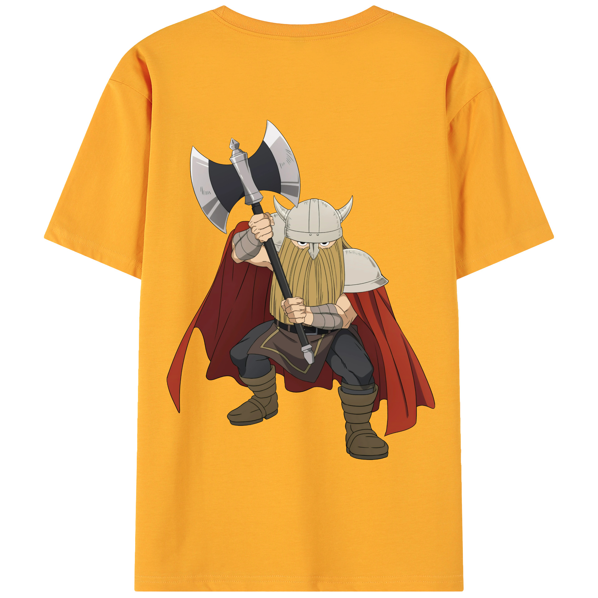 （画像用） 葬送のフリーレン Frieren 綿100％ メンズ半袖Tシャツ（バックプリント） 通気性