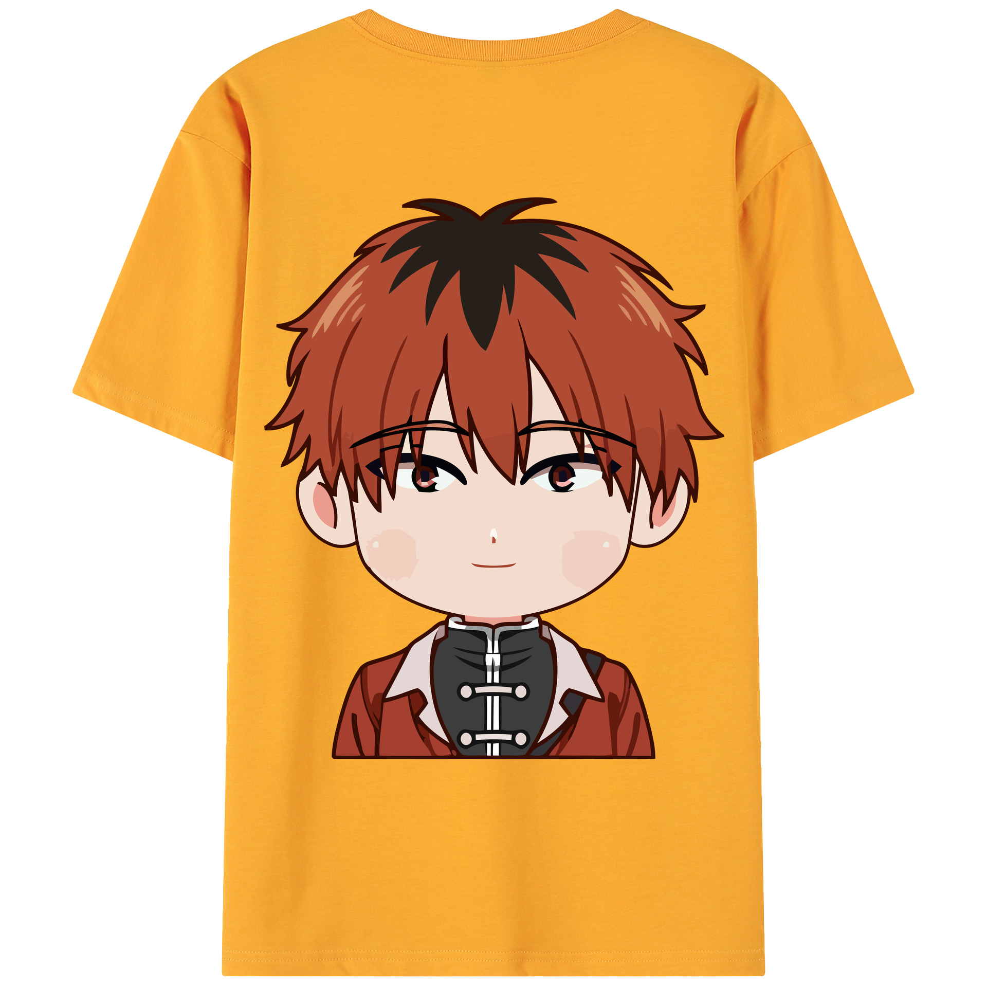 （画像用） 葬送のフリーレン Frieren 綿100％ メンズ半袖Tシャツ（バックプリント） 通気性