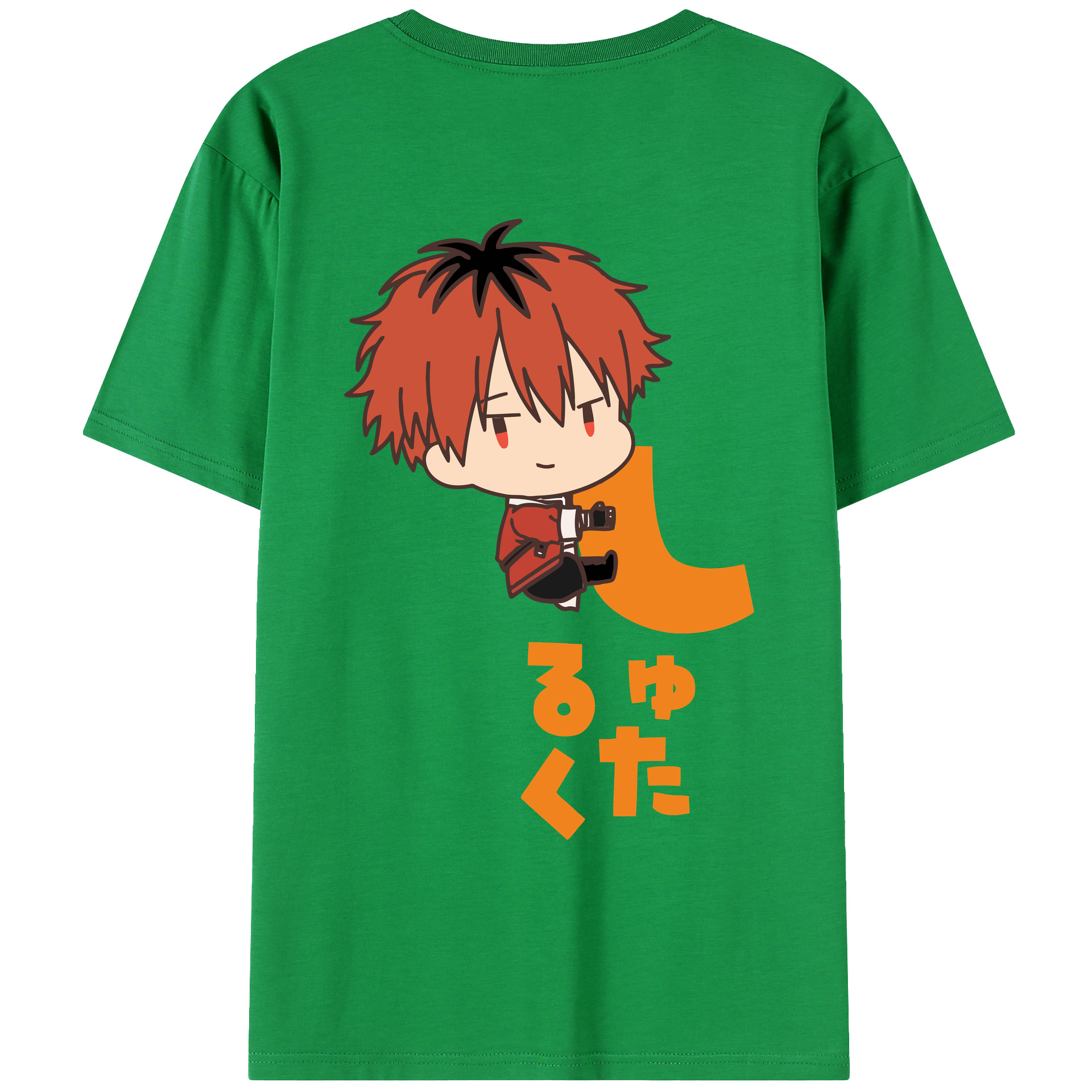 （画像用） 葬送のフリーレン Frieren 綿100％ メンズ半袖Tシャツ（バックプリント） 通気性
