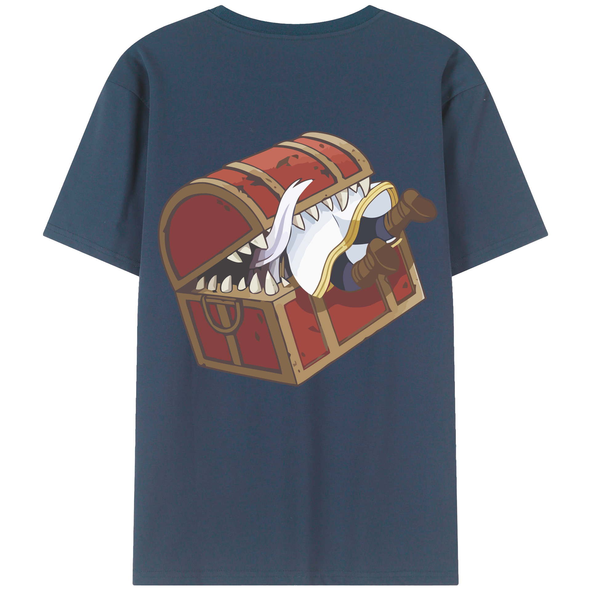 （画像用） 葬送のフリーレン Frieren 綿100％ メンズ半袖Tシャツ（バックプリント） 通気性