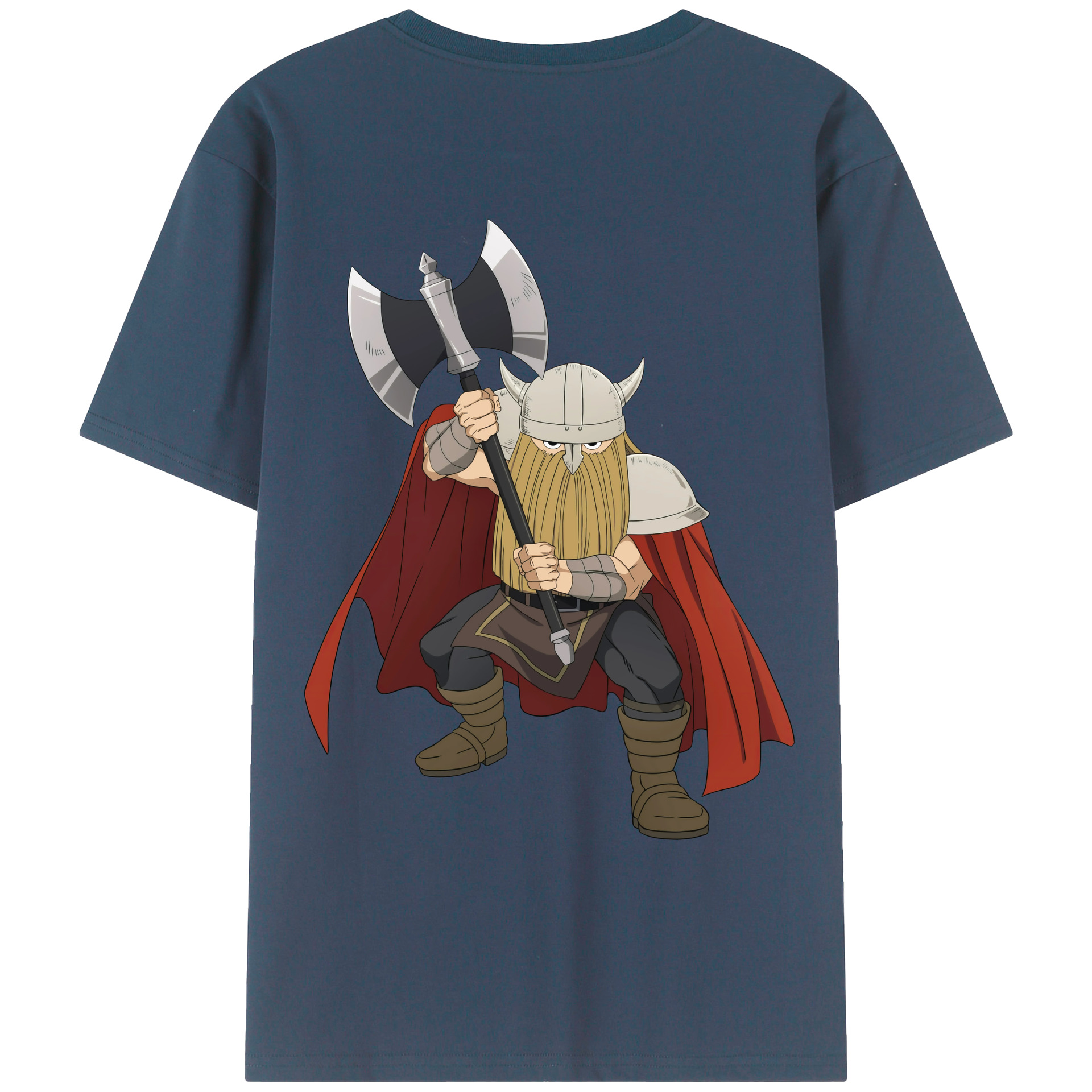 （画像用） 葬送のフリーレン Frieren 綿100％ メンズ半袖Tシャツ（バックプリント） 通気性