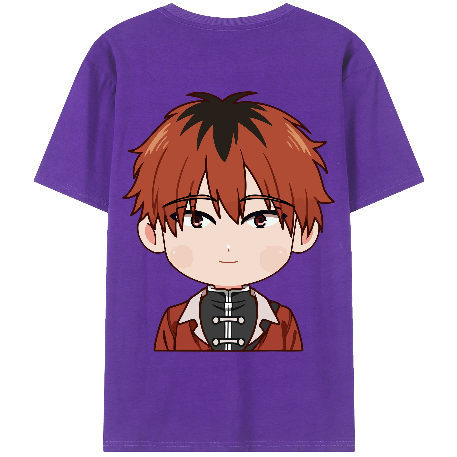 （画像用） 葬送のフリーレン Frieren 綿100％ メンズ半袖Tシャツ（バックプリント） 通気性