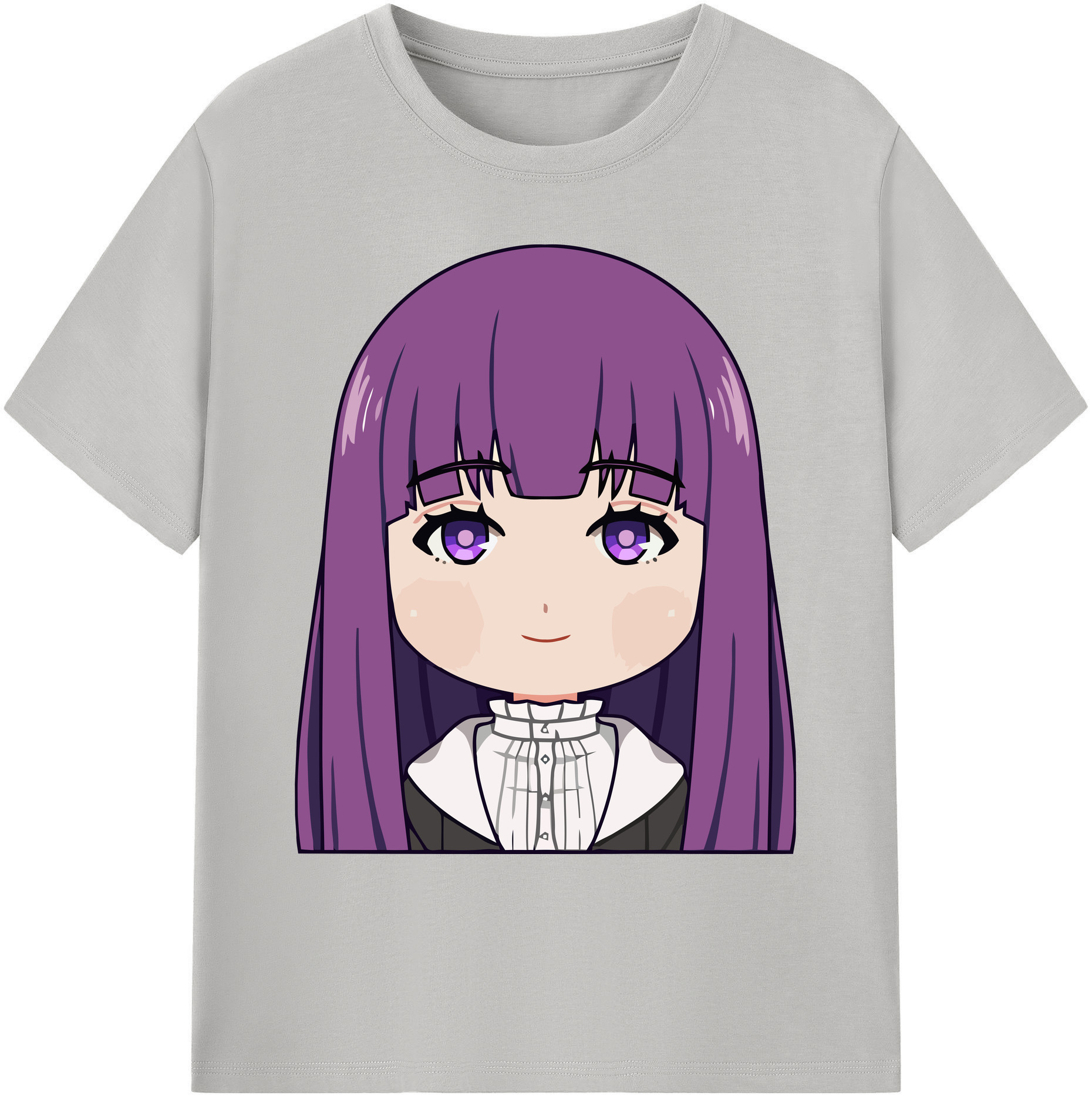 （画像用） 葬送のフリーレン Frieren 綿100％ メンズ半袖Tシャツ｜肌触りやわらか＆通気性