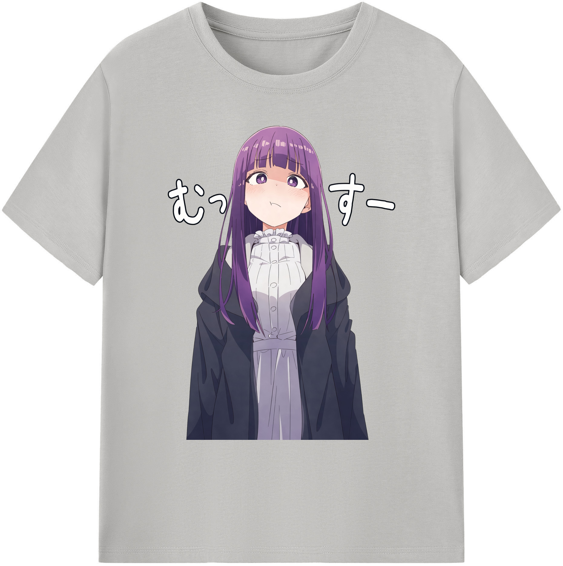 （画像用） 葬送のフリーレン Frieren 綿100％ メンズ半袖Tシャツ｜肌触りやわらか＆通気性