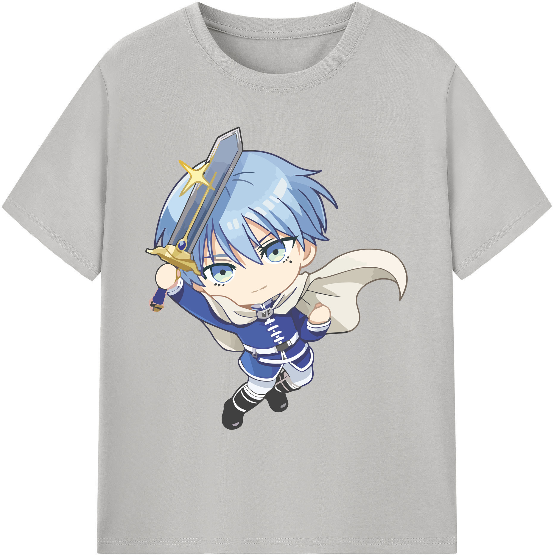 （画像用） 葬送のフリーレン Frieren 綿100％ メンズ半袖Tシャツ｜肌触りやわらか＆通気性