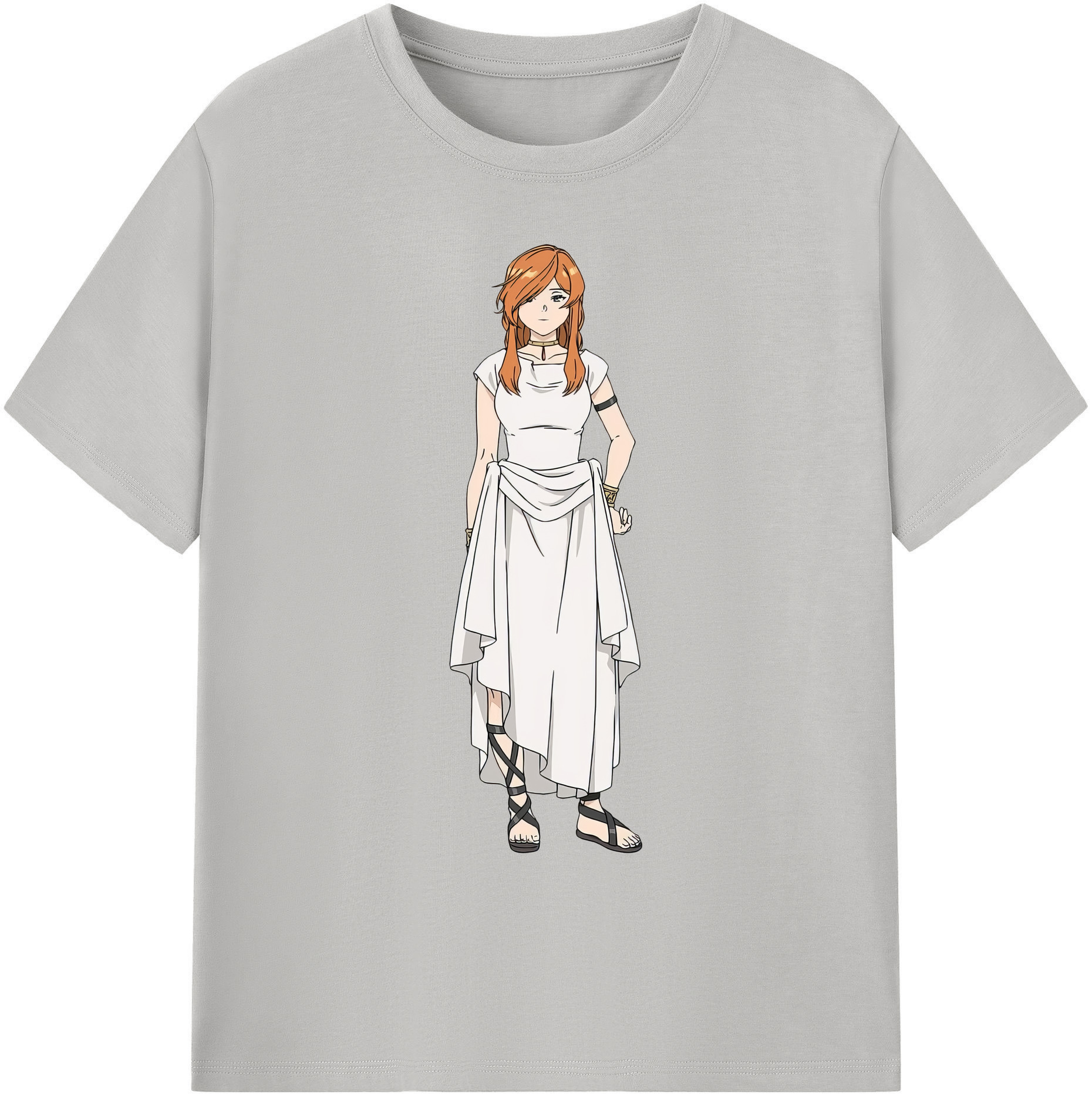 （画像用） 葬送のフリーレン Frieren 綿100％ メンズ半袖Tシャツ｜肌触りやわらか＆通気性