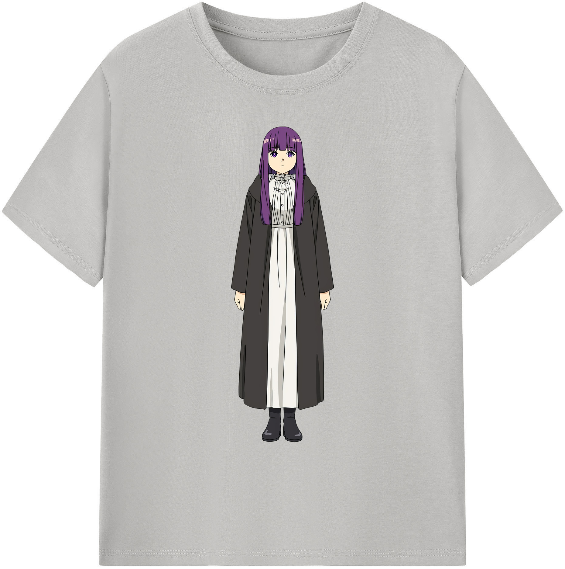 （画像用） 葬送のフリーレン Frieren 綿100％ メンズ半袖Tシャツ｜肌触りやわらか＆通気性