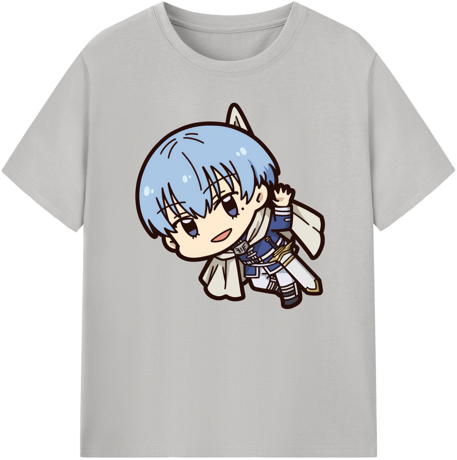 （画像用） 葬送のフリーレン Frieren 綿100％ メンズ半袖Tシャツ｜肌触りやわらか＆通気性