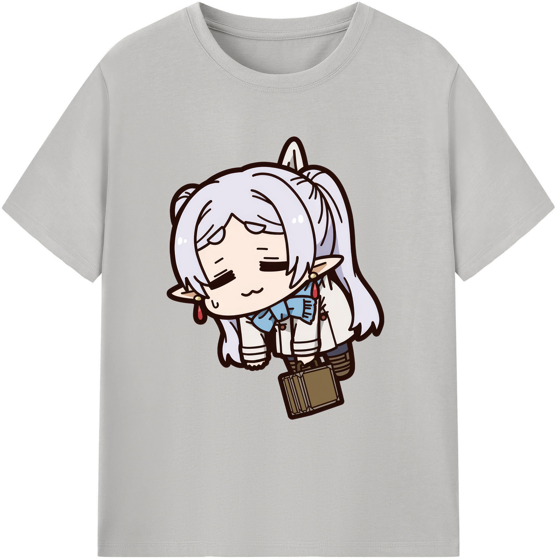 （画像用） 葬送のフリーレン Frieren 綿100％ メンズ半袖Tシャツ｜肌触りやわらか＆通気性