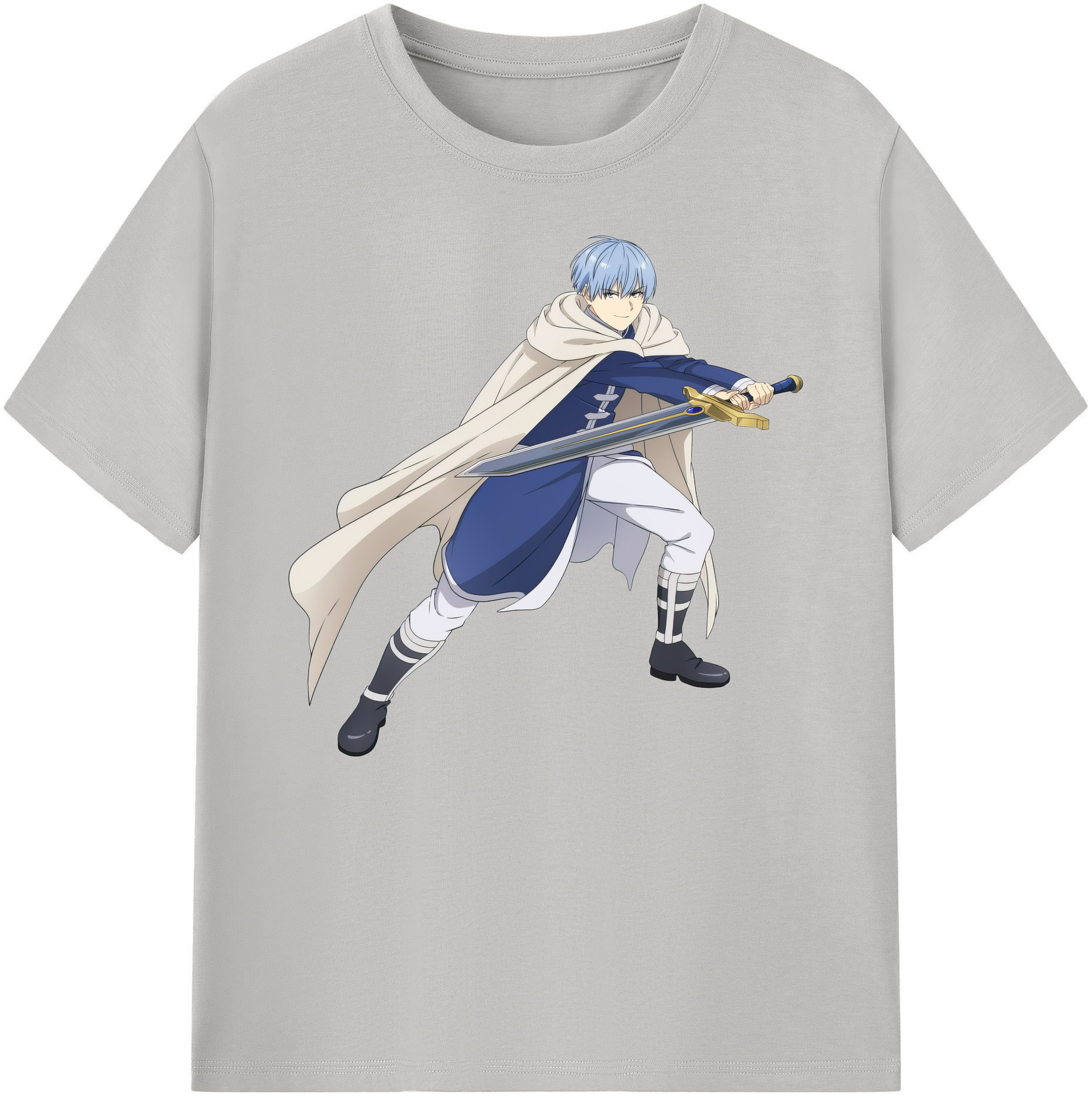 （画像用） 葬送のフリーレン Frieren 綿100％ メンズ半袖Tシャツ｜肌触りやわらか＆通気性