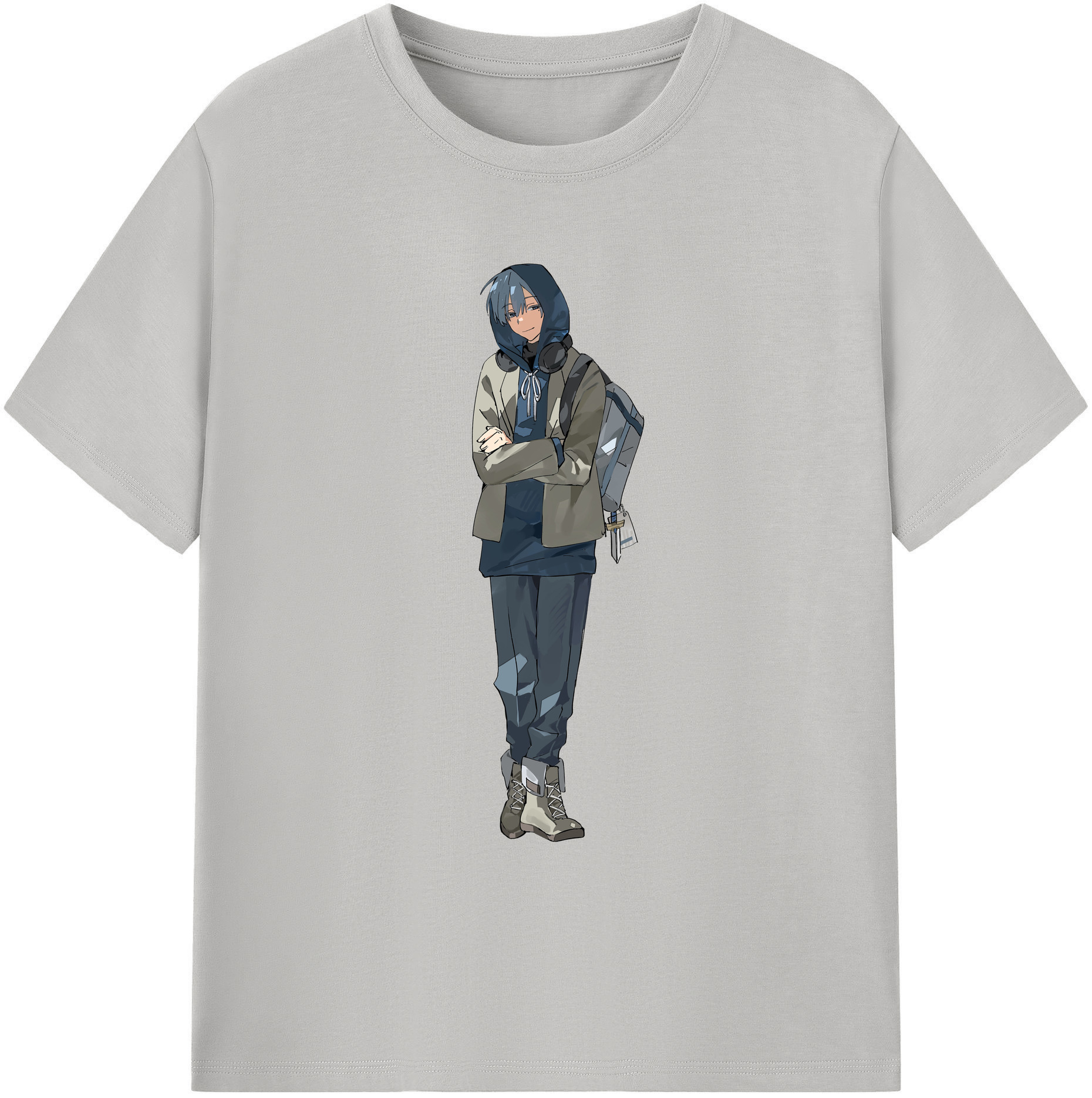 （画像用） 葬送のフリーレン Frieren 綿100％ メンズ半袖Tシャツ｜肌触りやわらか＆通気性