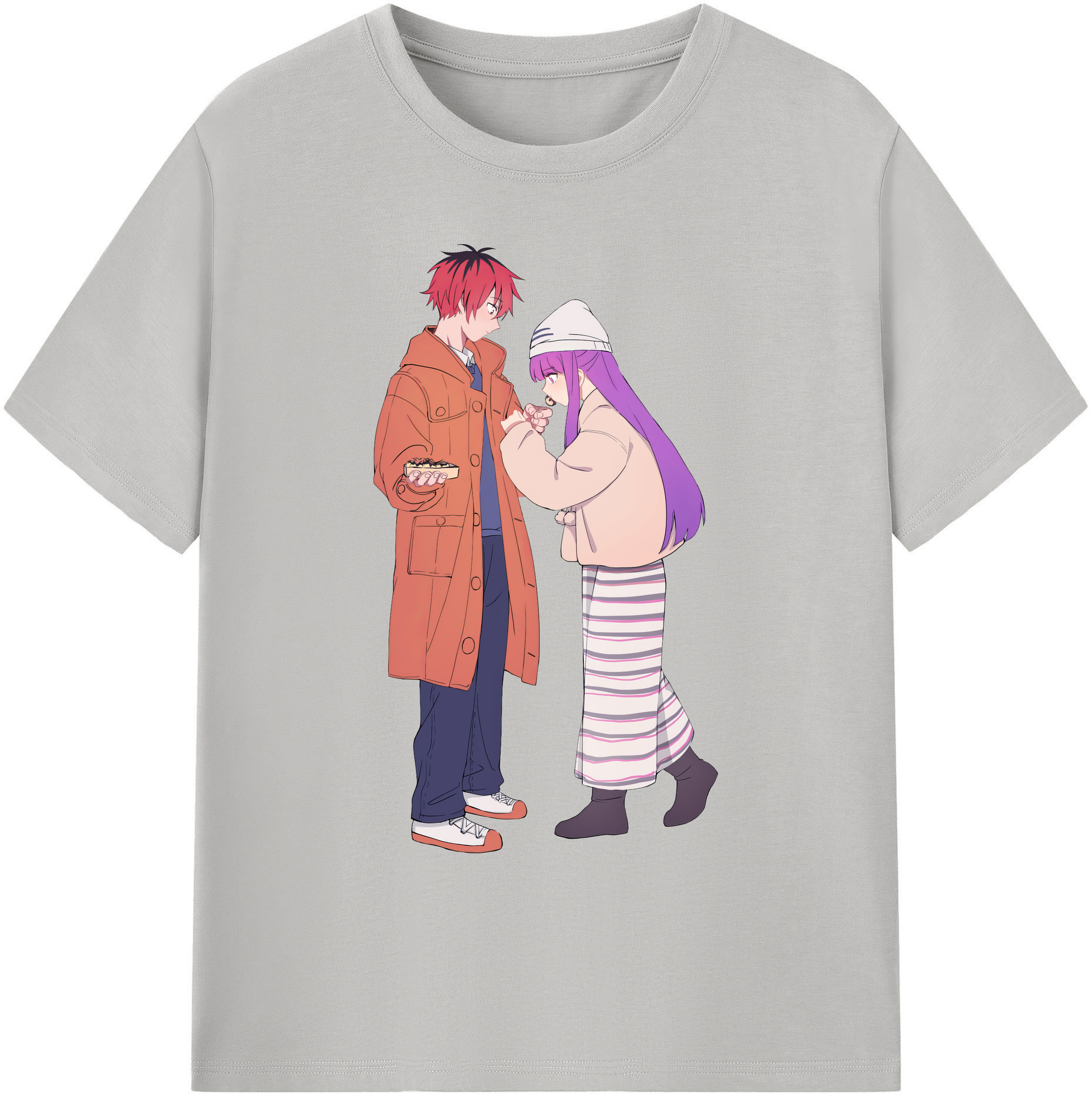 （画像用） 葬送のフリーレン Frieren 綿100％ メンズ半袖Tシャツ｜肌触りやわらか＆通気性