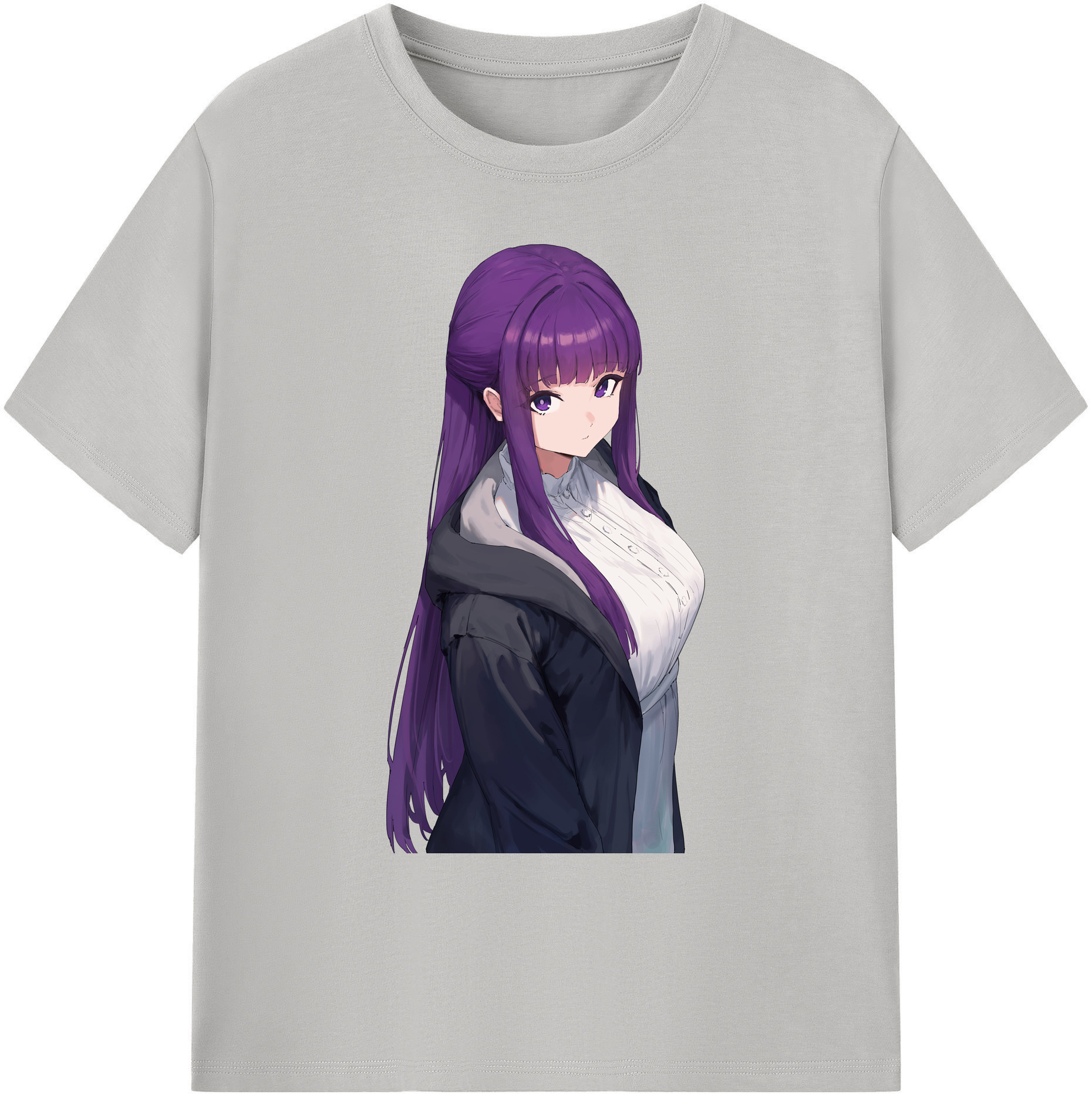 （画像用） 葬送のフリーレン Frieren 綿100％ メンズ半袖Tシャツ｜肌触りやわらか＆通気性