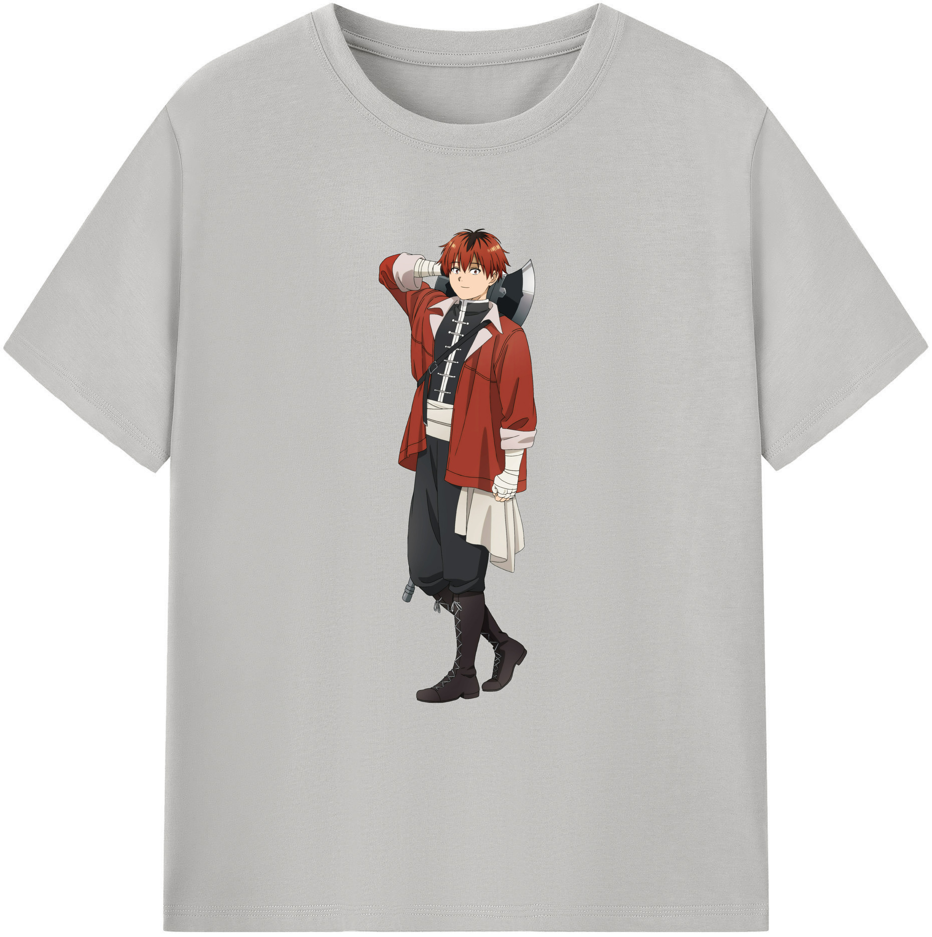 （画像用） 葬送のフリーレン Frieren 綿100％ メンズ半袖Tシャツ｜肌触りやわらか＆通気性