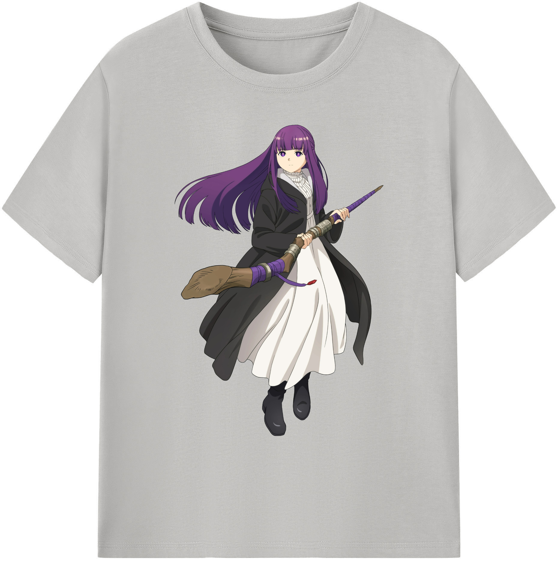 （画像用） 葬送のフリーレン Frieren 綿100％ メンズ半袖Tシャツ｜肌触りやわらか＆通気性