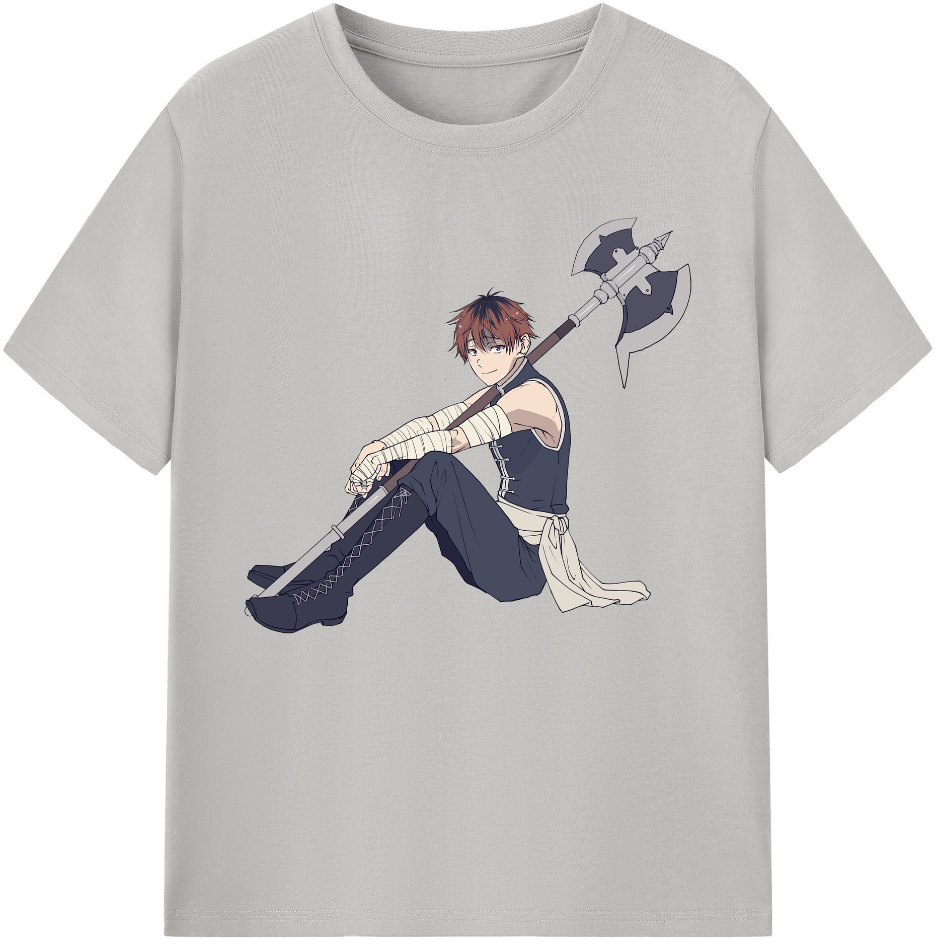 （画像用） 葬送のフリーレン Frieren 綿100％ メンズ半袖Tシャツ｜肌触りやわらか＆通気性