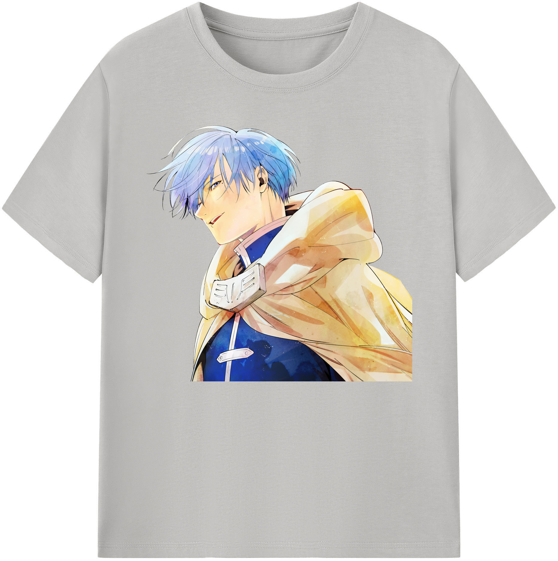 （画像用） 葬送のフリーレン Frieren 綿100％ メンズ半袖Tシャツ｜肌触りやわらか＆通気性