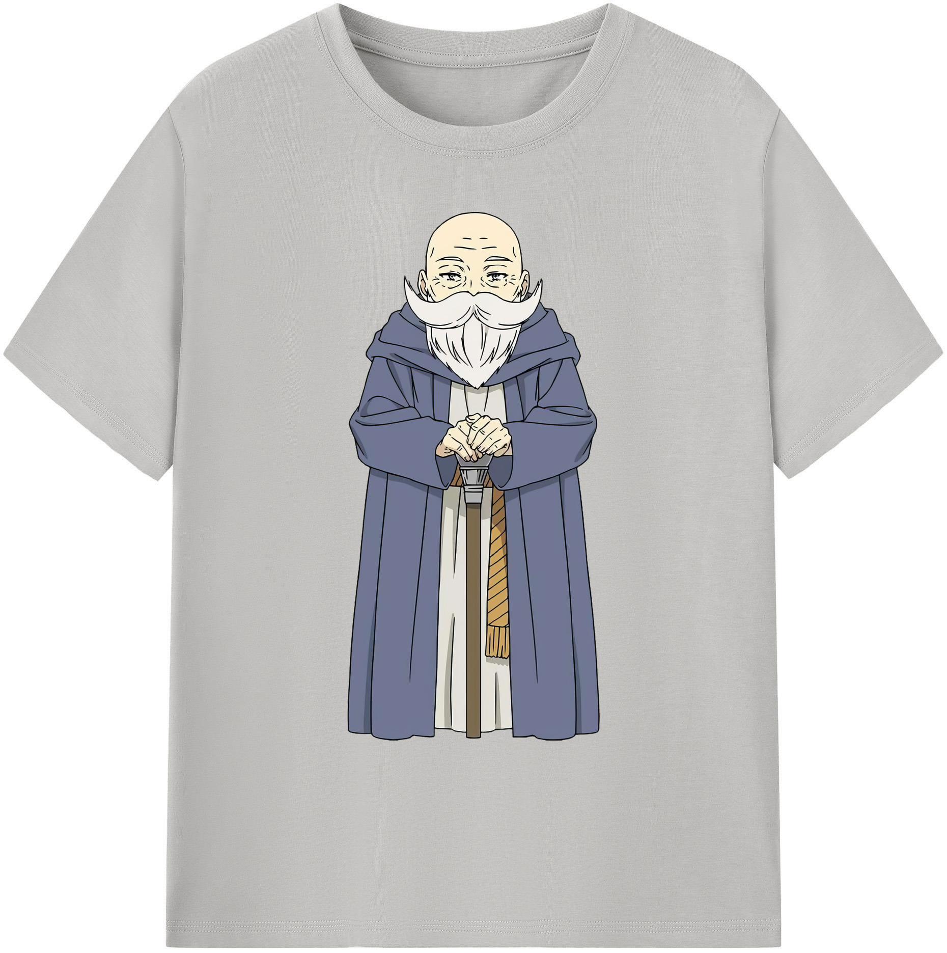 （画像用） 葬送のフリーレン Frieren 綿100％ メンズ半袖Tシャツ｜肌触りやわらか＆通気性