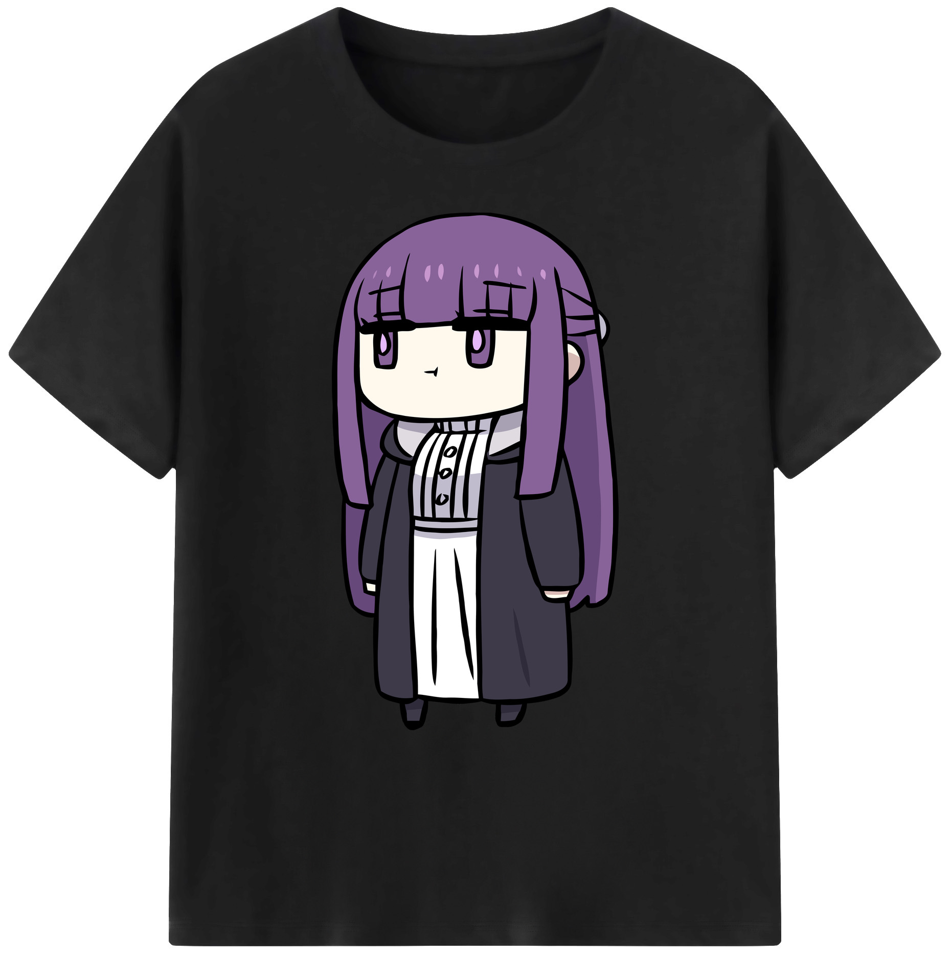 （画像用） 葬送のフリーレン Frieren 綿100％ メンズ半袖Tシャツ｜肌触りやわらか＆通気性