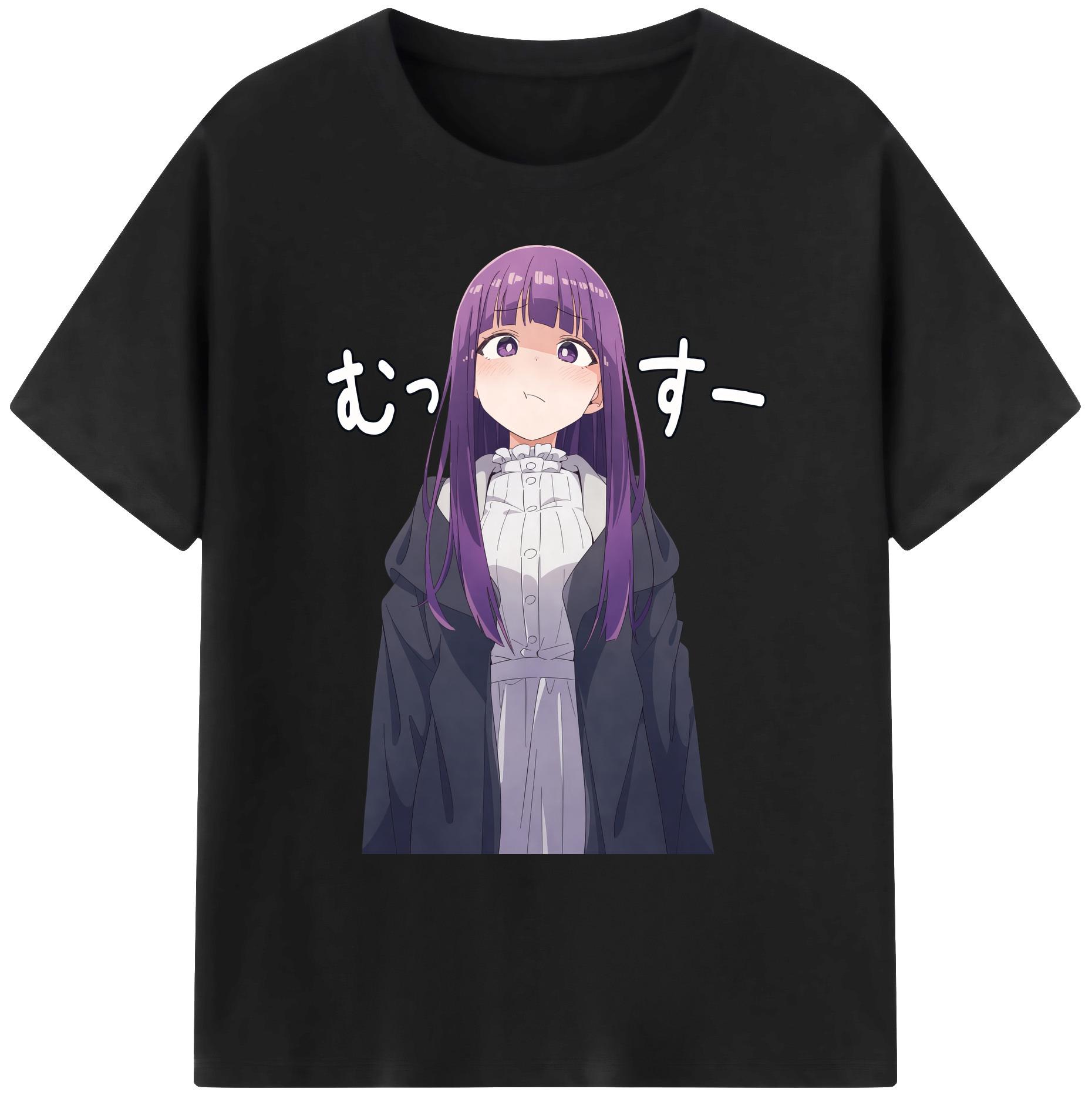 （画像用） 葬送のフリーレン Frieren 綿100％ メンズ半袖Tシャツ｜肌触りやわらか＆通気性