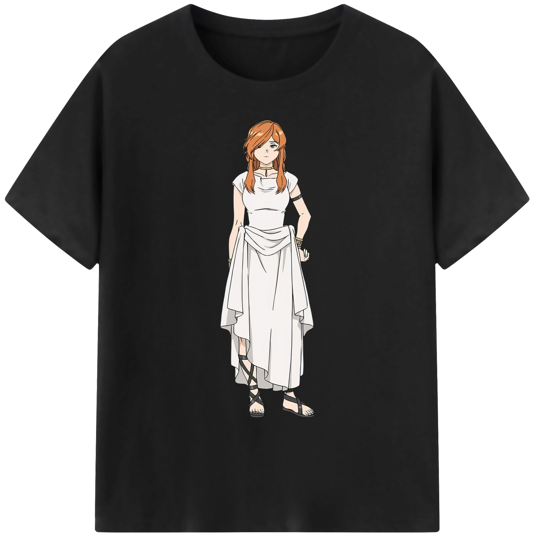 （画像用） 葬送のフリーレン Frieren 綿100％ メンズ半袖Tシャツ｜肌触りやわらか＆通気性