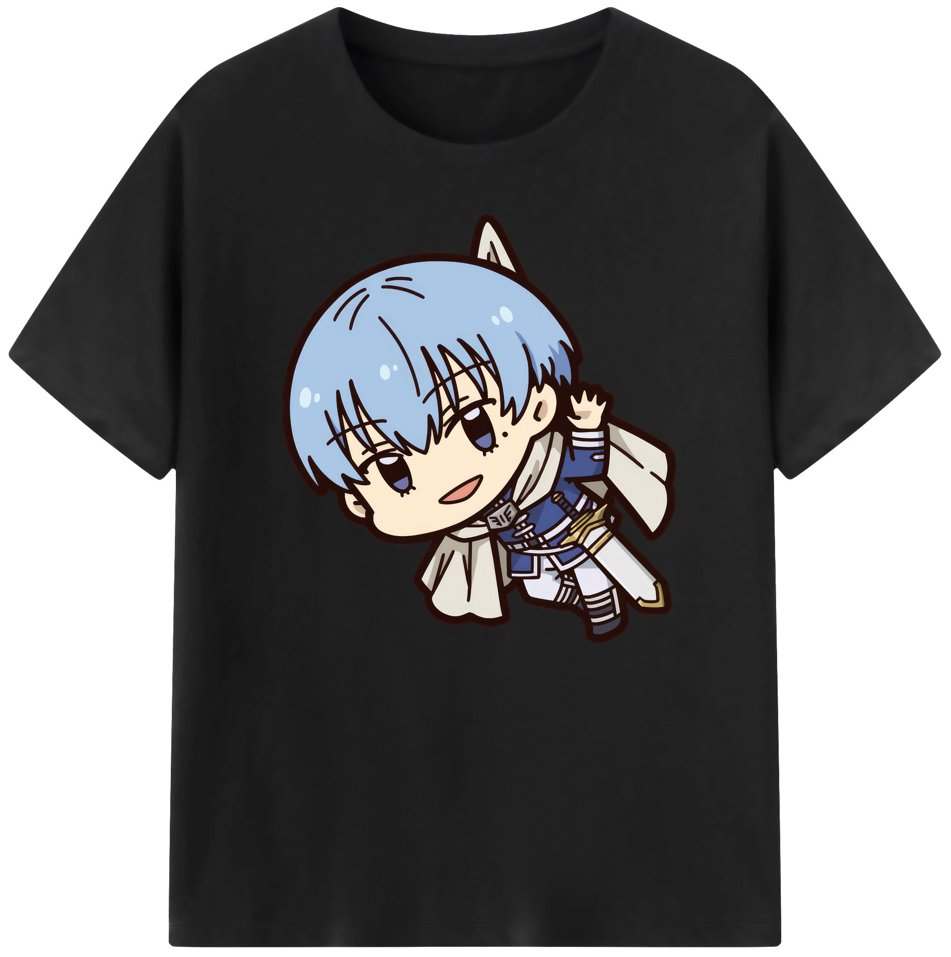 （画像用） 葬送のフリーレン Frieren 綿100％ メンズ半袖Tシャツ｜肌触りやわらか＆通気性