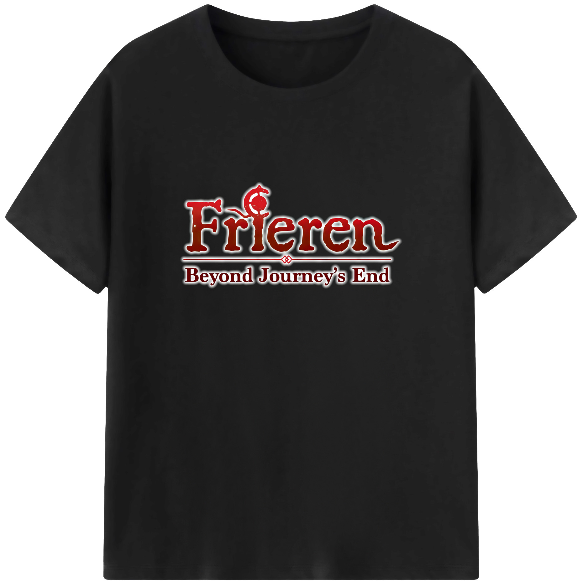 （画像用） 葬送のフリーレン Frieren 綿100％ メンズ半袖Tシャツ｜肌触りやわらか＆通気性