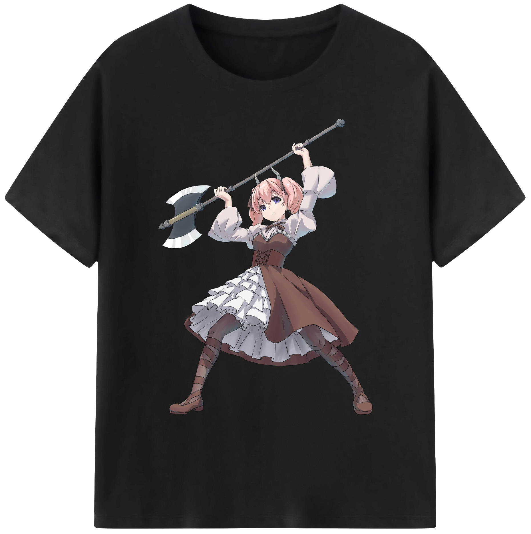 （画像用） 葬送のフリーレン Frieren 綿100％ メンズ半袖Tシャツ｜肌触りやわらか＆通気性