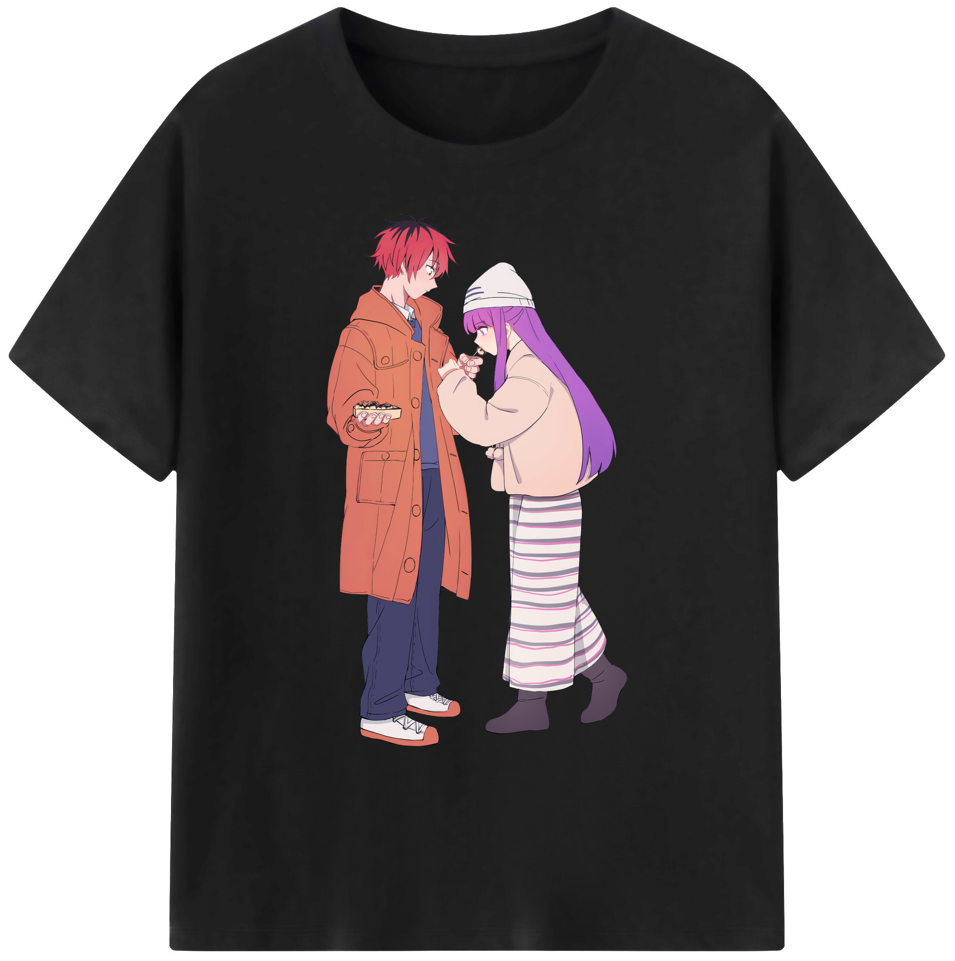 （画像用） 葬送のフリーレン Frieren 綿100％ メンズ半袖Tシャツ｜肌触りやわらか＆通気性