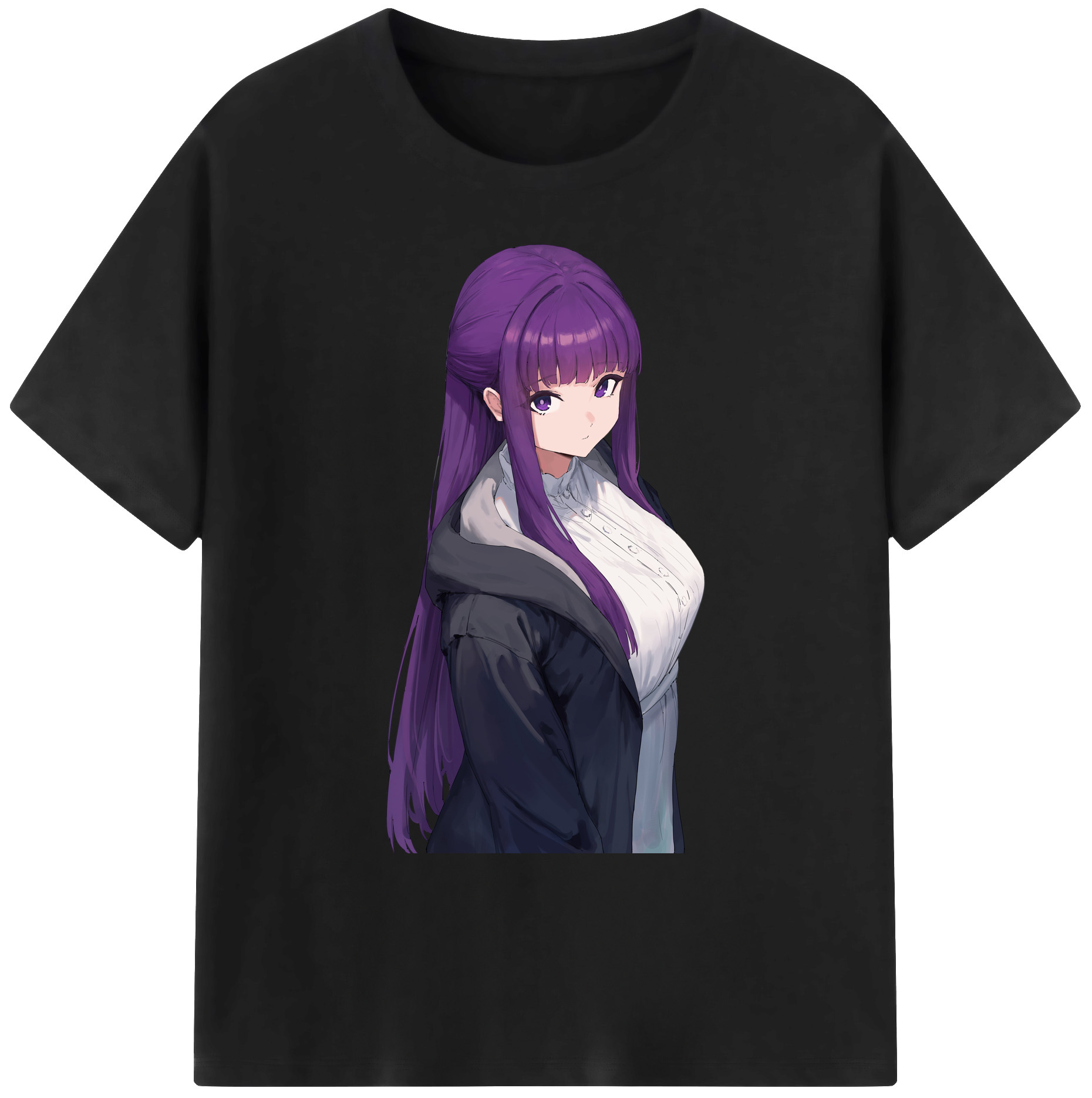 （画像用） 葬送のフリーレン Frieren 綿100％ メンズ半袖Tシャツ｜肌触りやわらか＆通気性