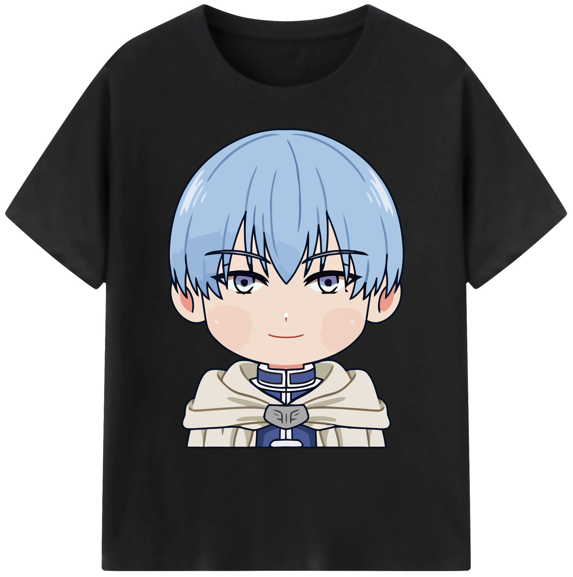 （画像用） 葬送のフリーレン Frieren 綿100％ メンズ半袖Tシャツ｜肌触りやわらか＆通気性