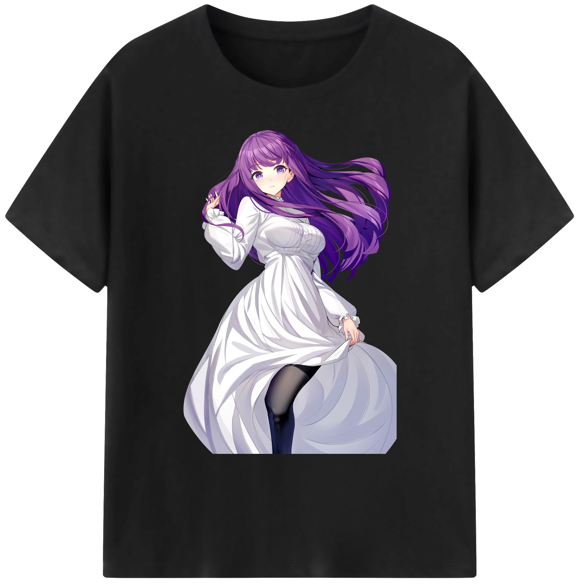 （画像用） 葬送のフリーレン Frieren 綿100％ メンズ半袖Tシャツ｜肌触りやわらか＆通気性
