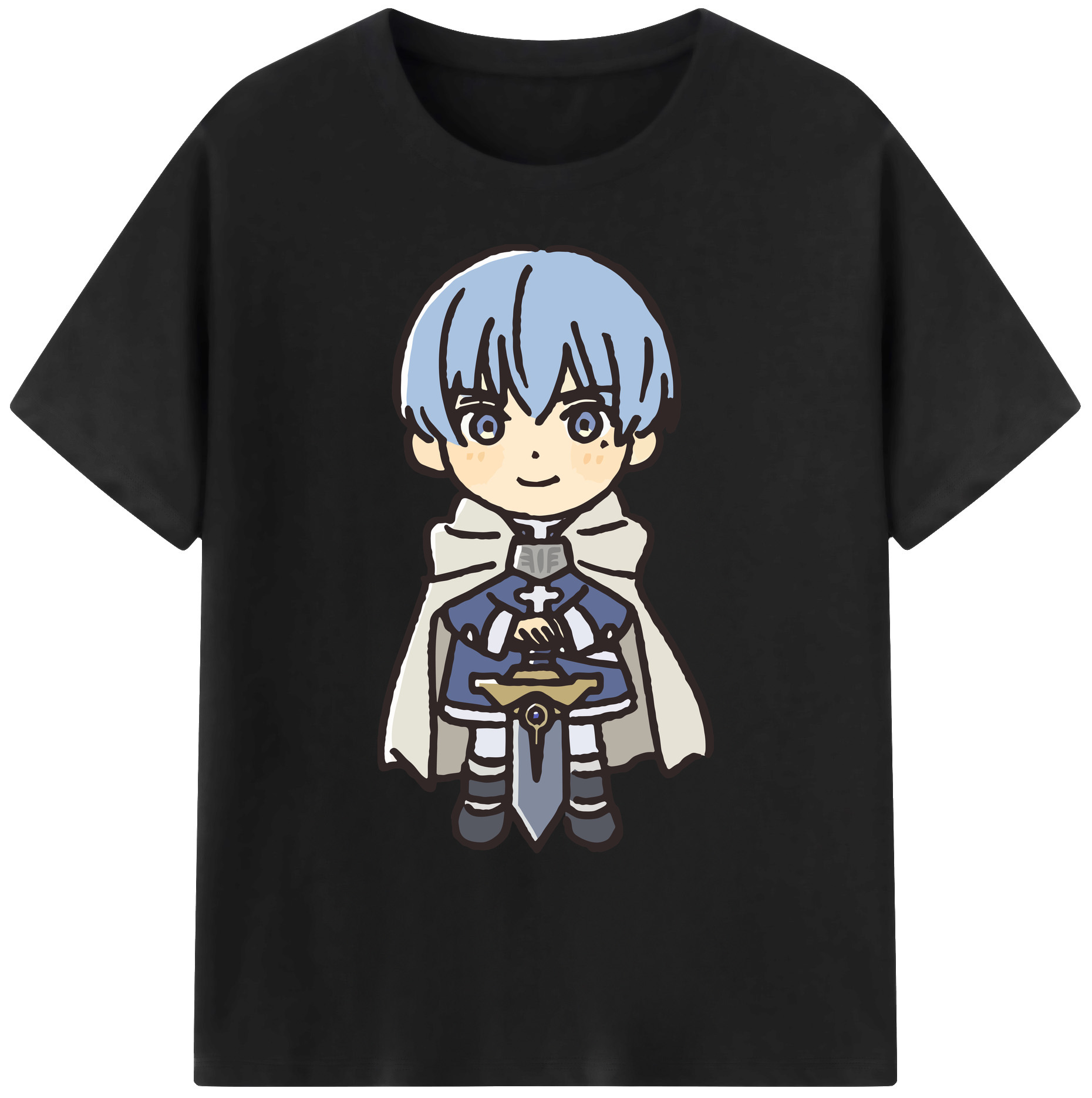 （画像用） 葬送のフリーレン Frieren 綿100％ メンズ半袖Tシャツ｜肌触りやわらか＆通気性