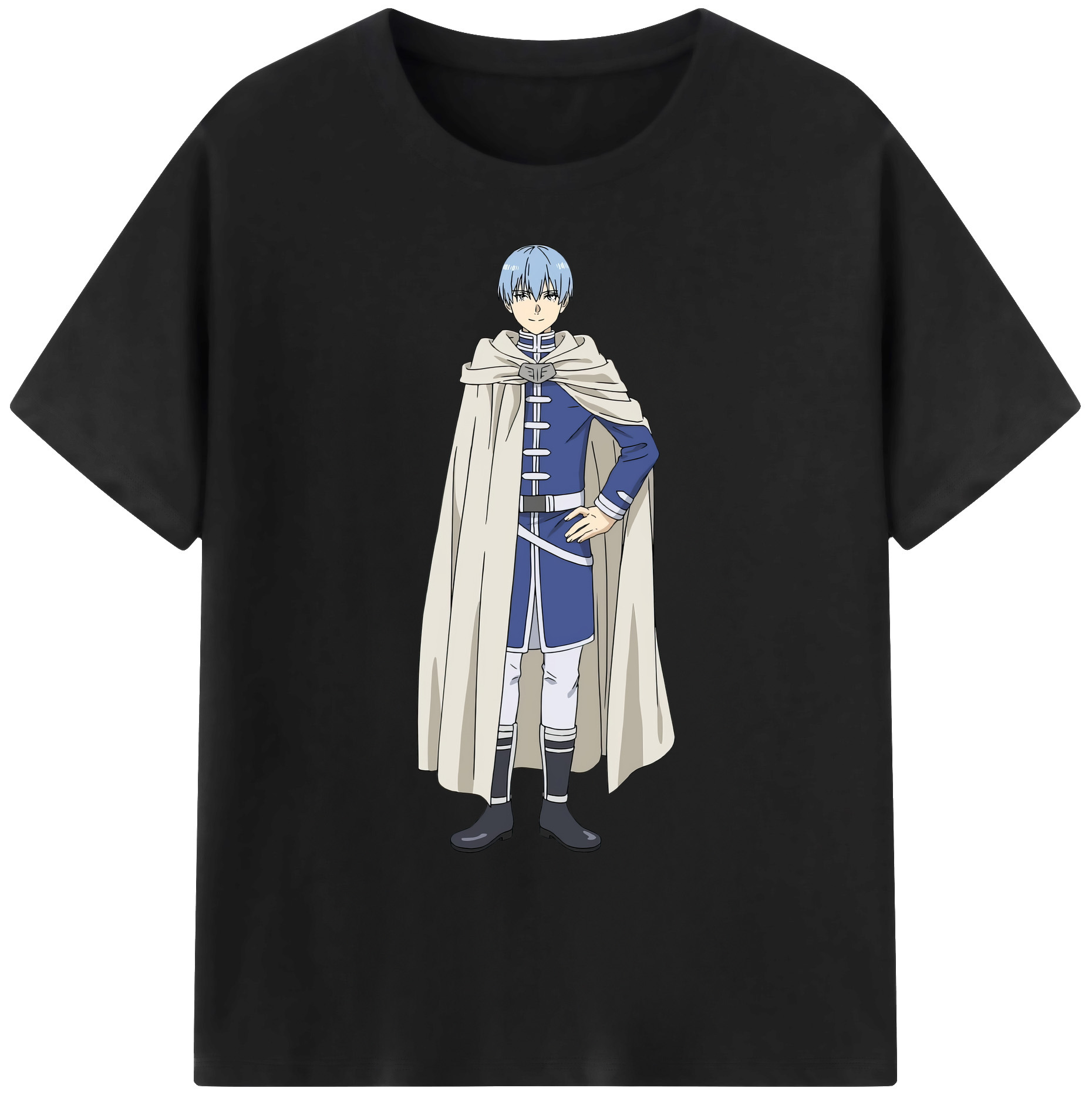 （画像用） 葬送のフリーレン Frieren 綿100％ メンズ半袖Tシャツ｜肌触りやわらか＆通気性
