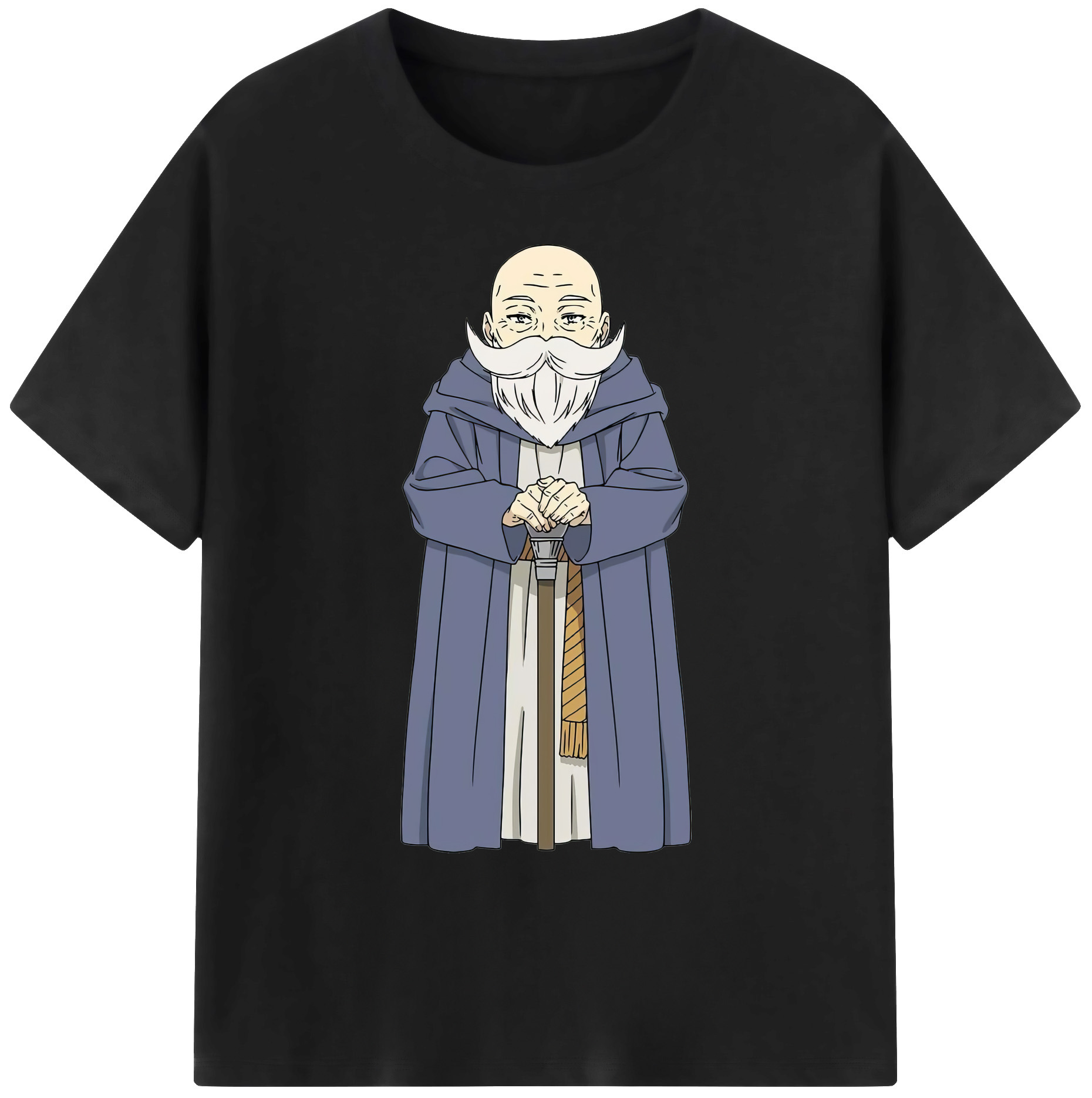 （画像用） 葬送のフリーレン Frieren 綿100％ メンズ半袖Tシャツ｜肌触りやわらか＆通気性