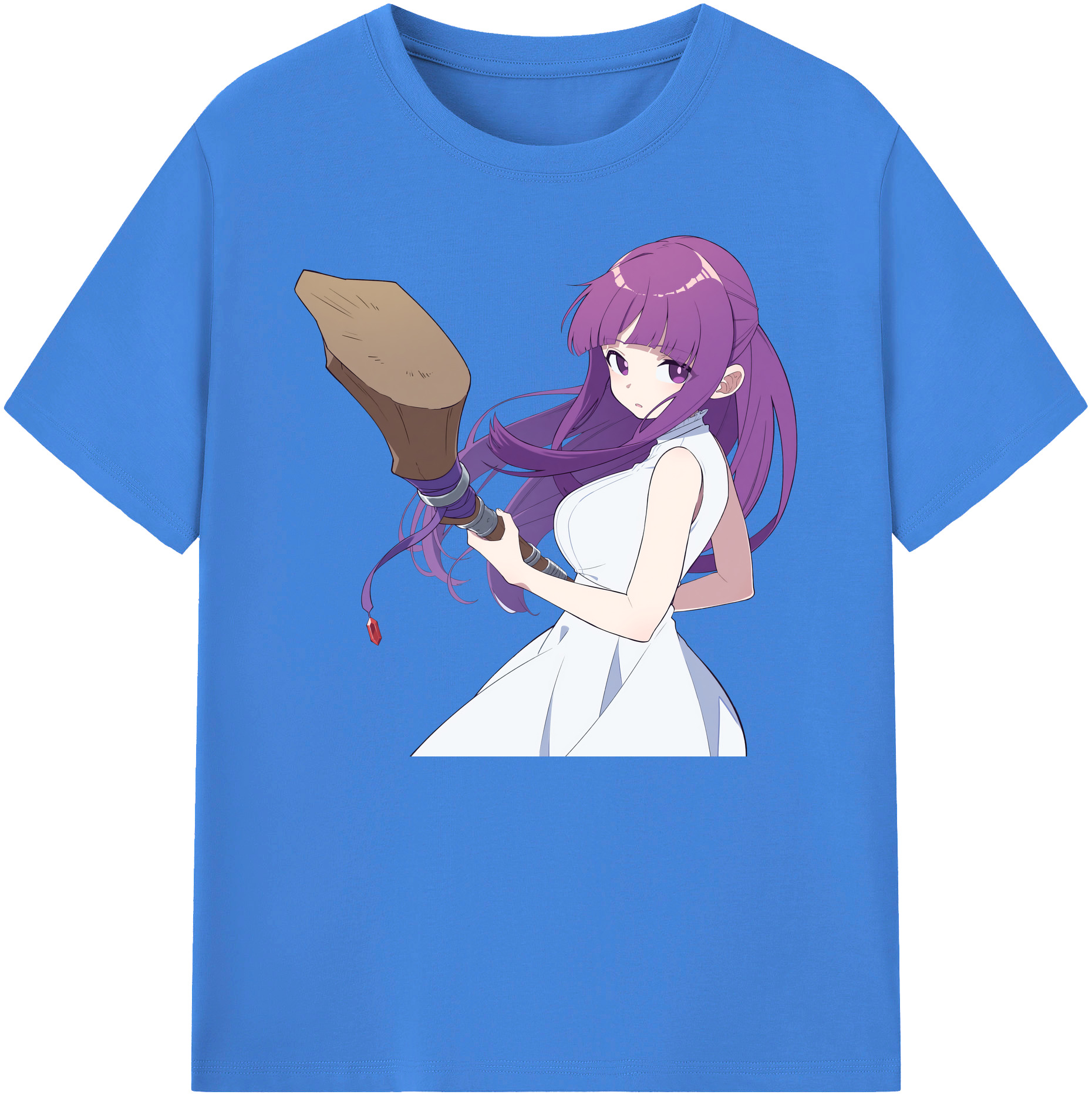 （画像用） 葬送のフリーレン Frieren 綿100％ メンズ半袖Tシャツ｜肌触りやわらか＆通気性
