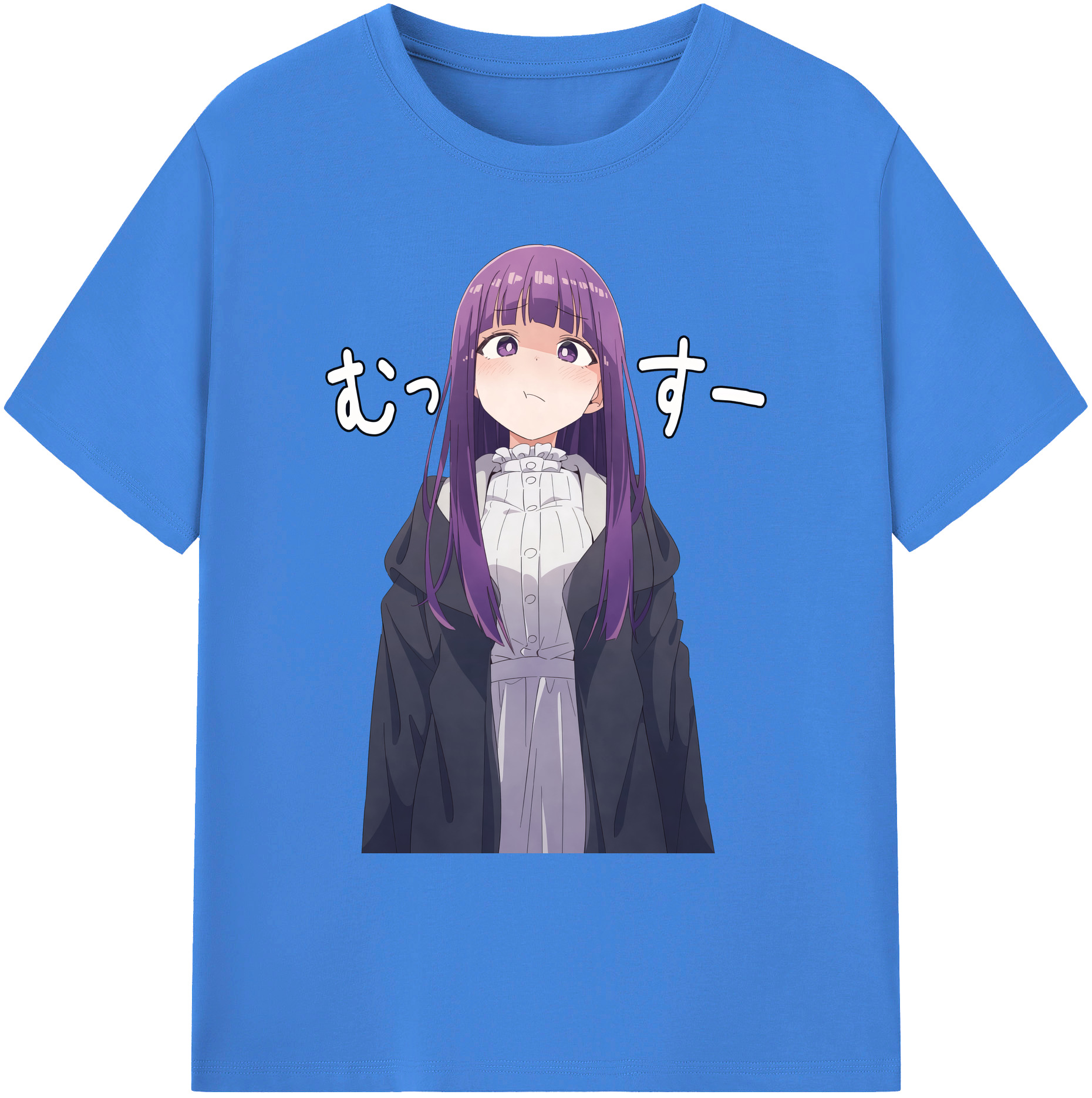 （画像用） 葬送のフリーレン Frieren 綿100％ メンズ半袖Tシャツ｜肌触りやわらか＆通気性