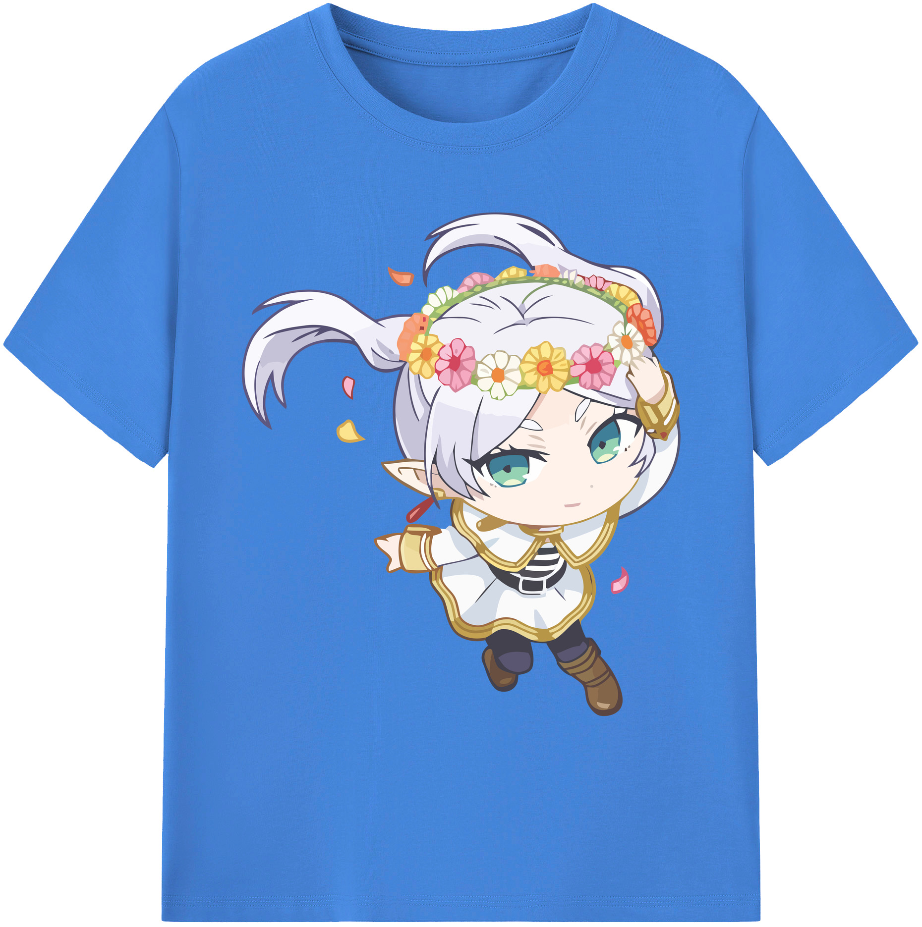 （画像用） 葬送のフリーレン Frieren 綿100％ メンズ半袖Tシャツ｜肌触りやわらか＆通気性