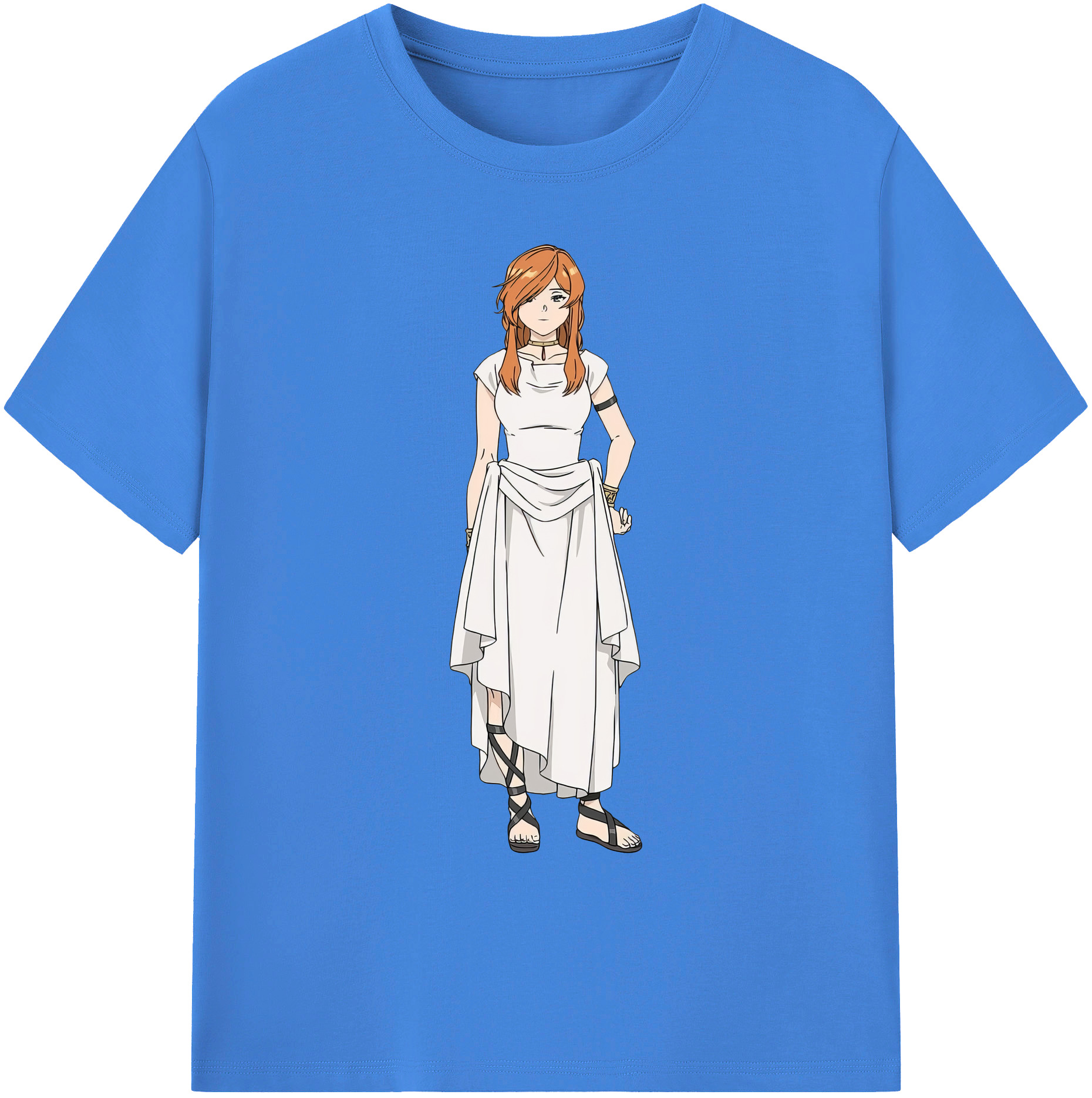 （画像用） 葬送のフリーレン Frieren 綿100％ メンズ半袖Tシャツ｜肌触りやわらか＆通気性