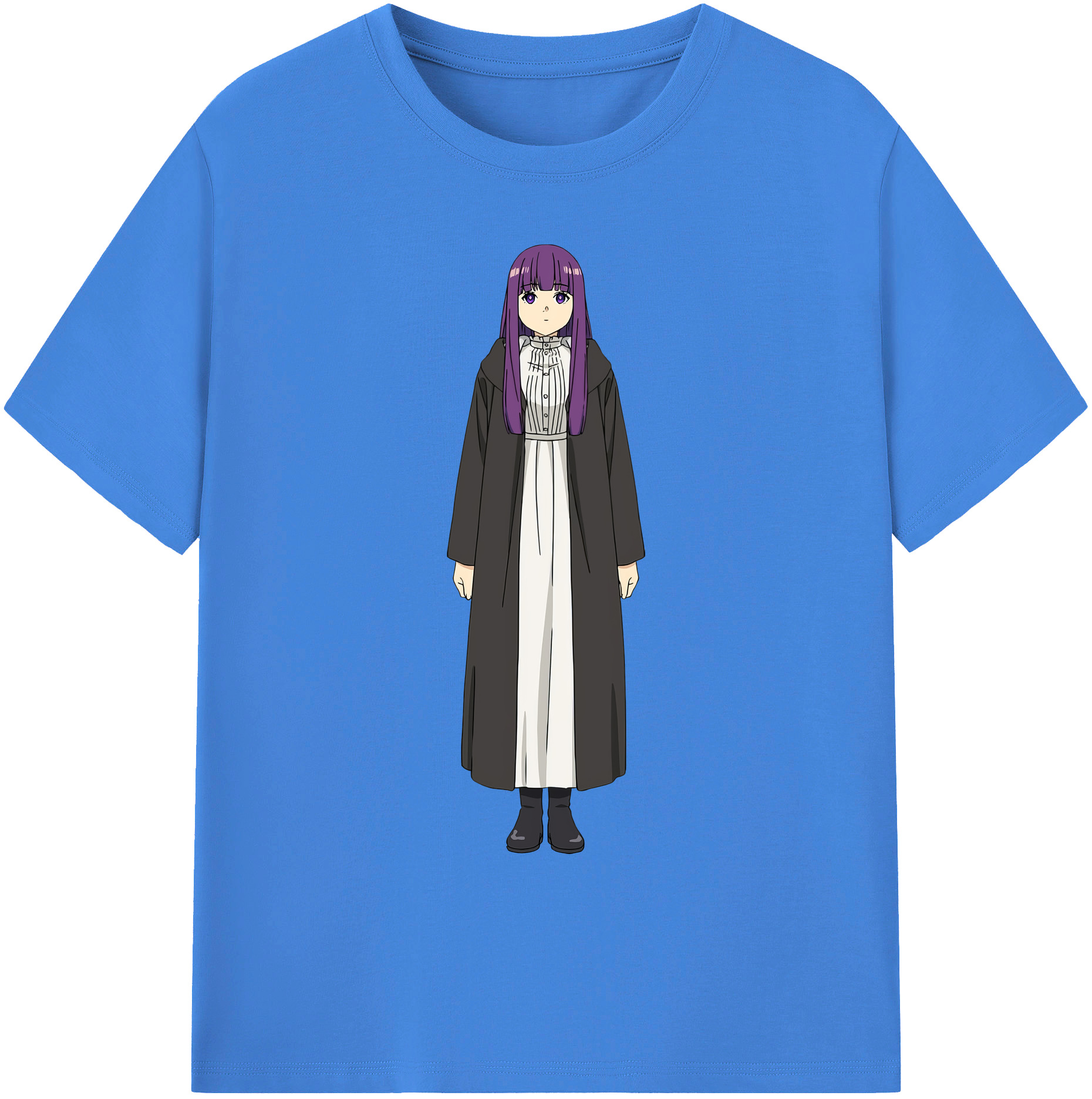 （画像用） 葬送のフリーレン Frieren 綿100％ メンズ半袖Tシャツ｜肌触りやわらか＆通気性