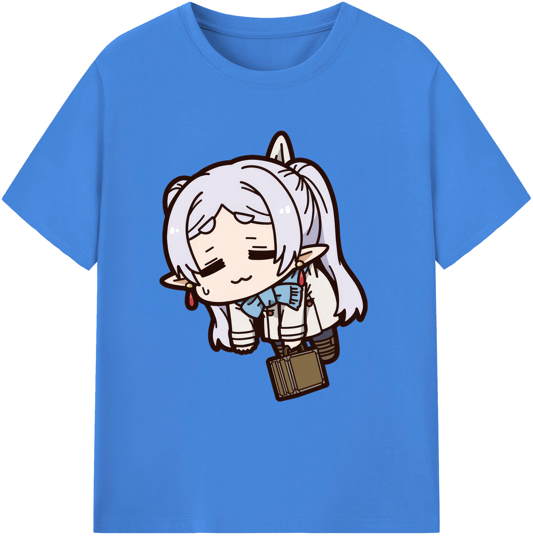 （画像用） 葬送のフリーレン Frieren 綿100％ メンズ半袖Tシャツ｜肌触りやわらか＆通気性