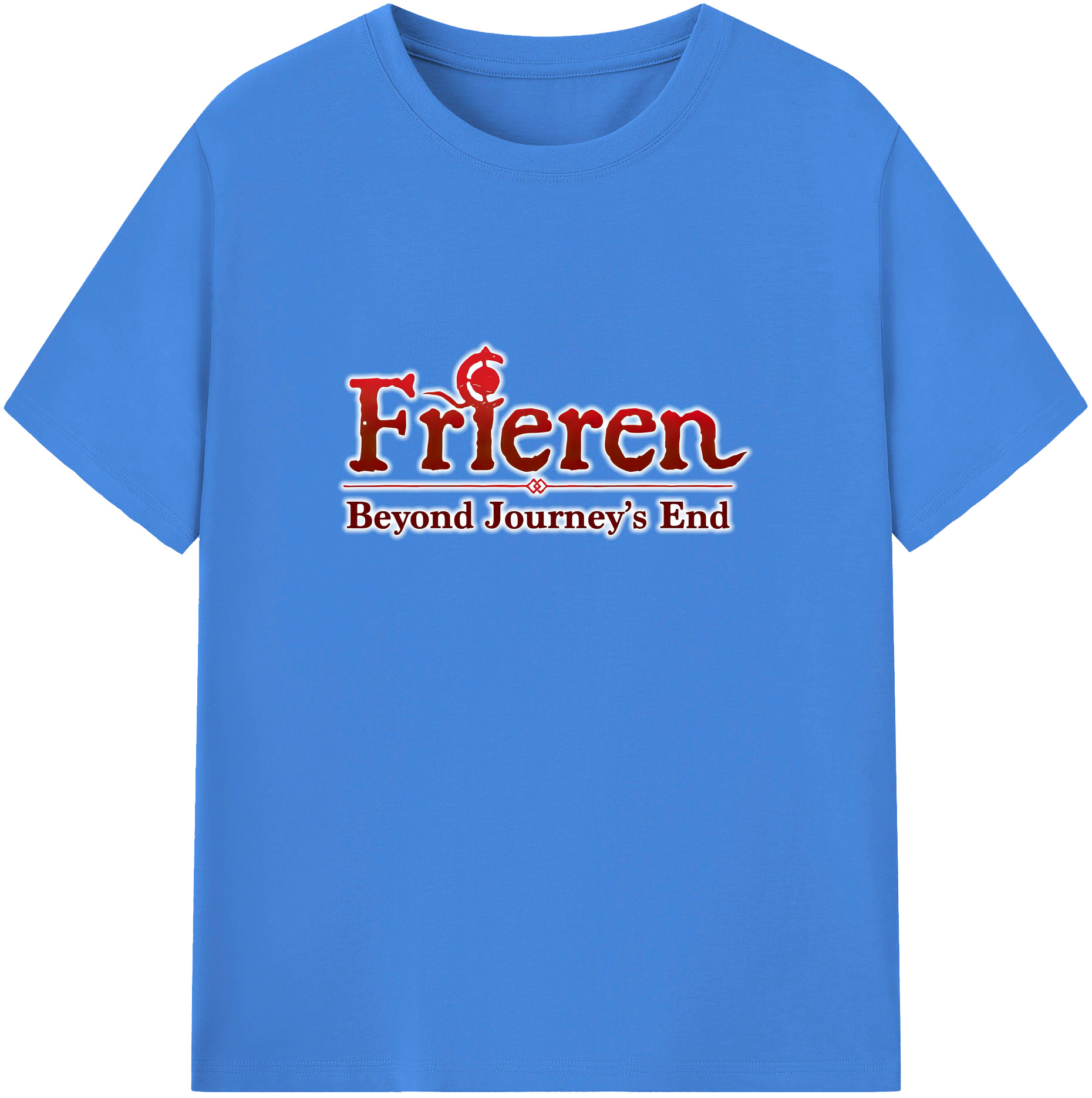 （画像用） 葬送のフリーレン Frieren 綿100％ メンズ半袖Tシャツ｜肌触りやわらか＆通気性