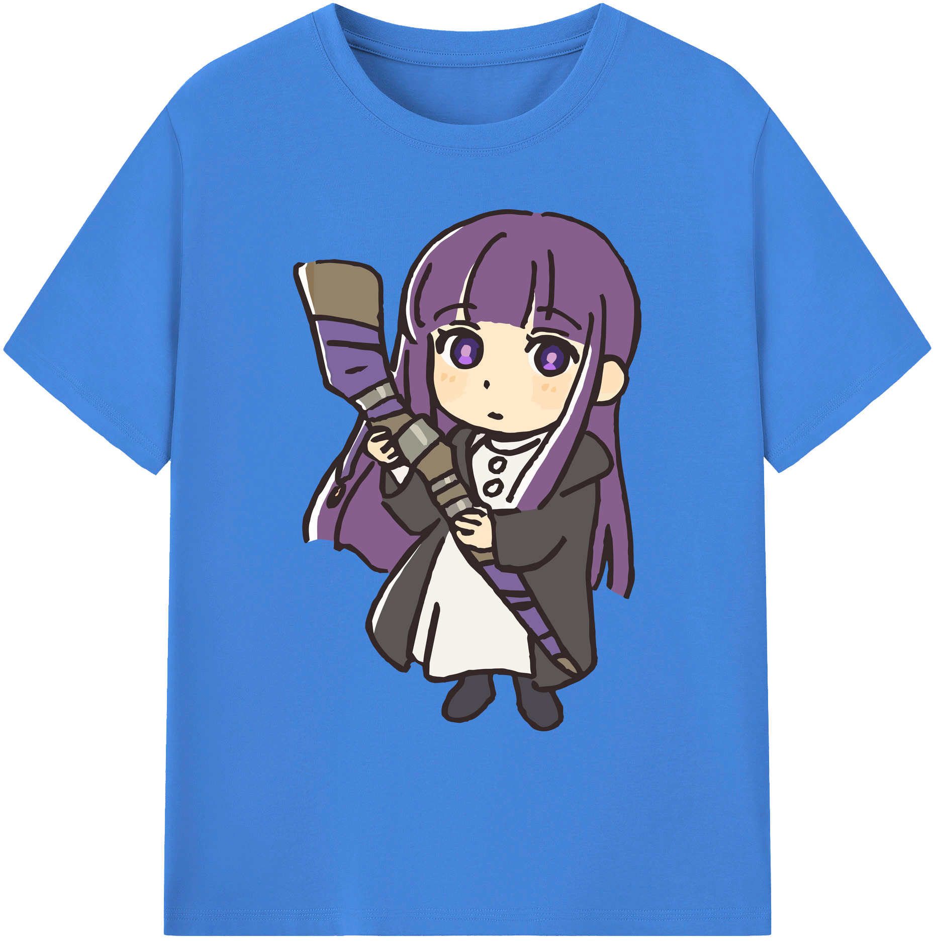 （画像用） 葬送のフリーレン Frieren 綿100％ メンズ半袖Tシャツ｜肌触りやわらか＆通気性