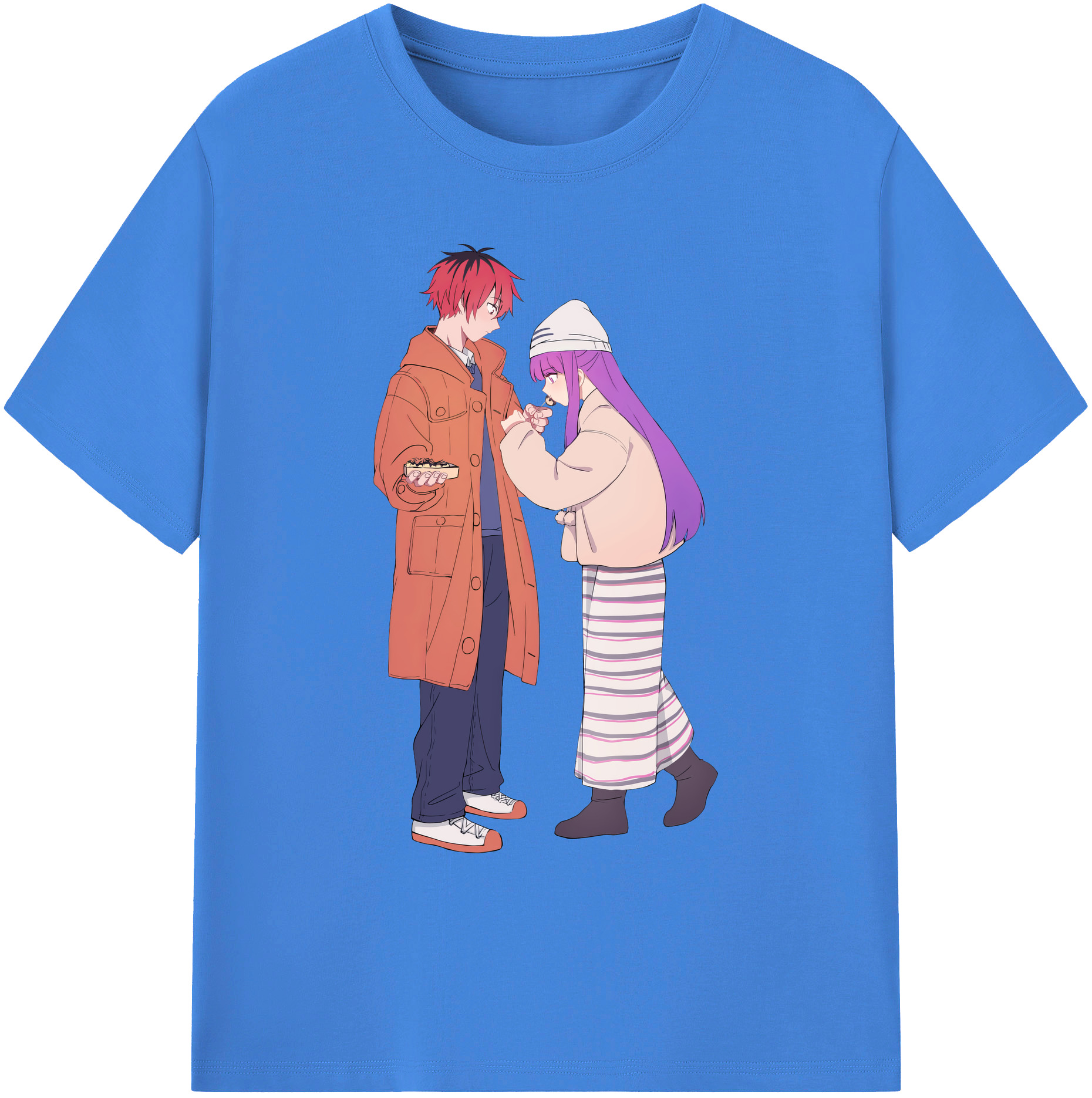 （画像用） 葬送のフリーレン Frieren 綿100％ メンズ半袖Tシャツ｜肌触りやわらか＆通気性