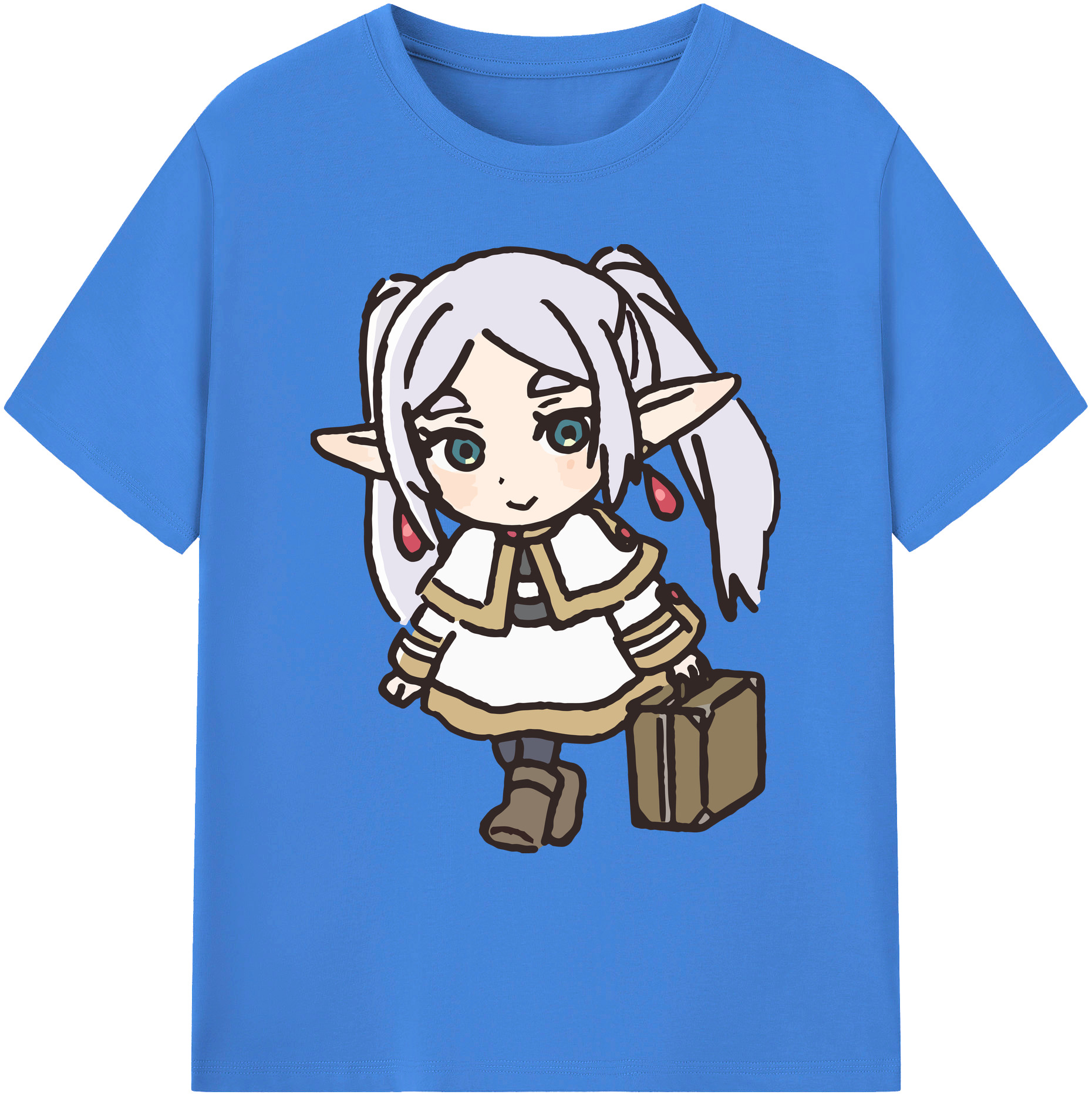 （画像用） 葬送のフリーレン Frieren 綿100％ メンズ半袖Tシャツ｜肌触りやわらか＆通気性
