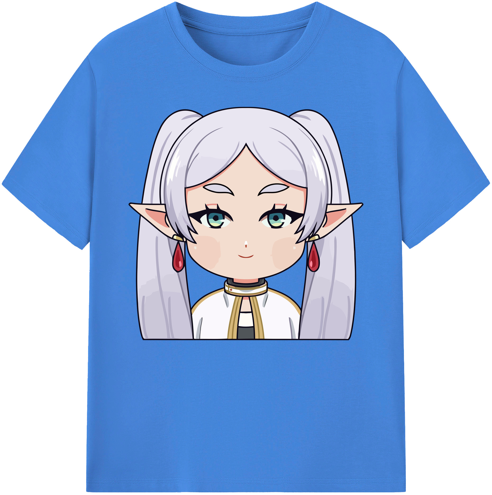 （画像用） 葬送のフリーレン Frieren 綿100％ メンズ半袖Tシャツ｜肌触りやわらか＆通気性