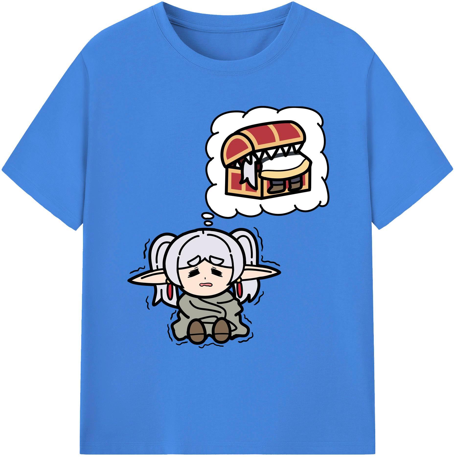 （画像用） 葬送のフリーレン Frieren 綿100％ メンズ半袖Tシャツ｜肌触りやわらか＆通気性