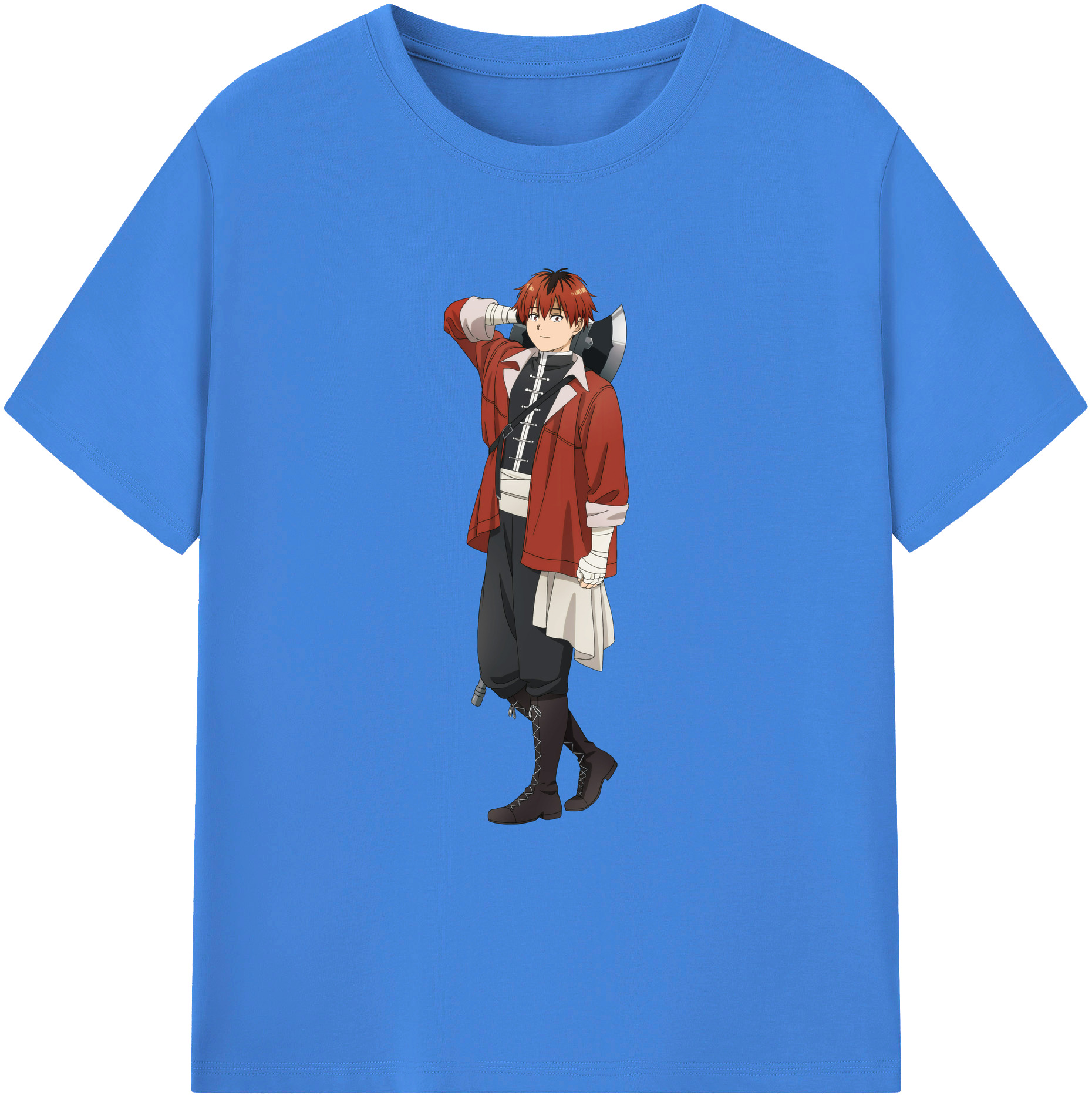 （画像用） 葬送のフリーレン Frieren 綿100％ メンズ半袖Tシャツ｜肌触りやわらか＆通気性