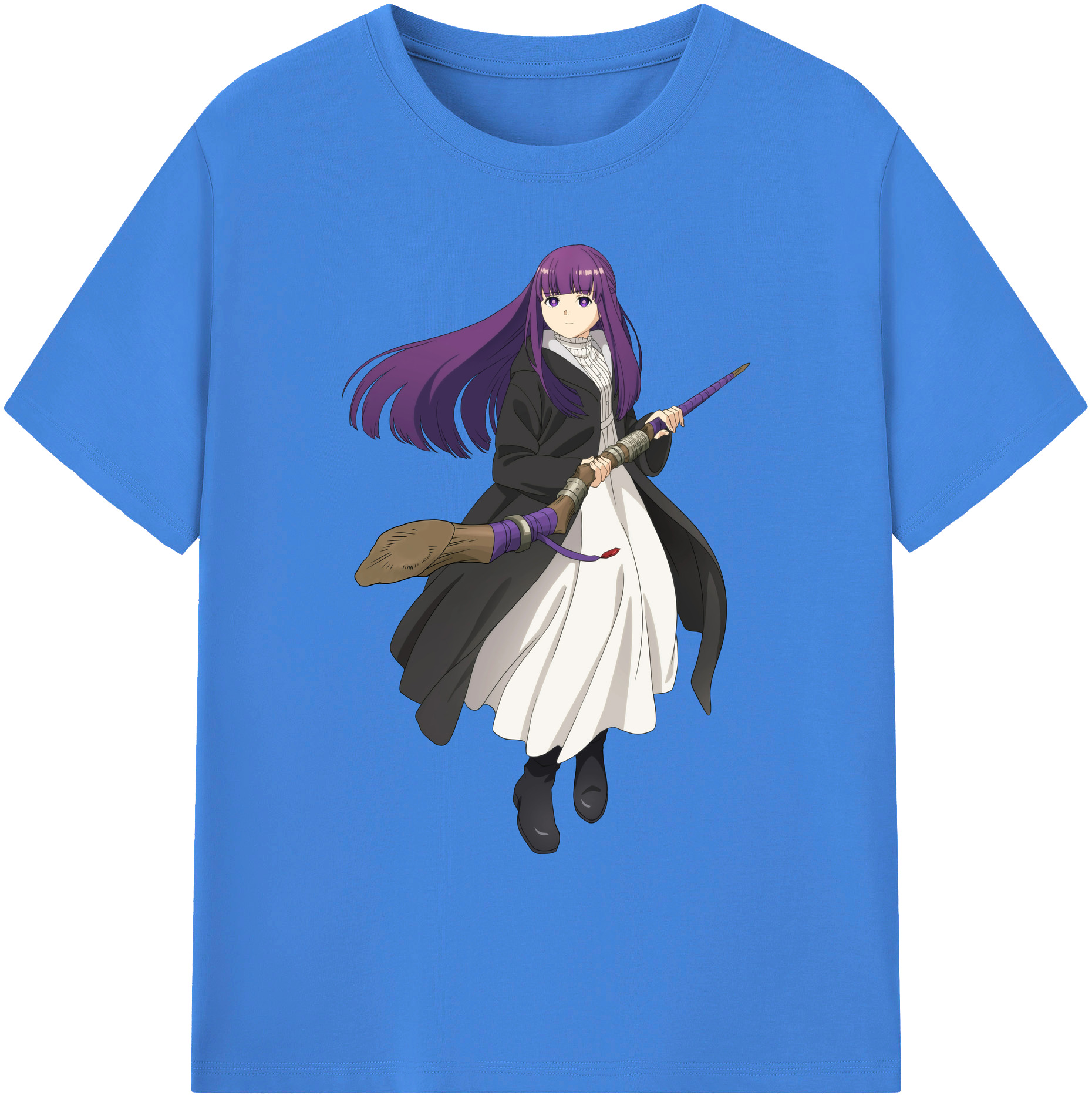 （画像用） 葬送のフリーレン Frieren 綿100％ メンズ半袖Tシャツ｜肌触りやわらか＆通気性