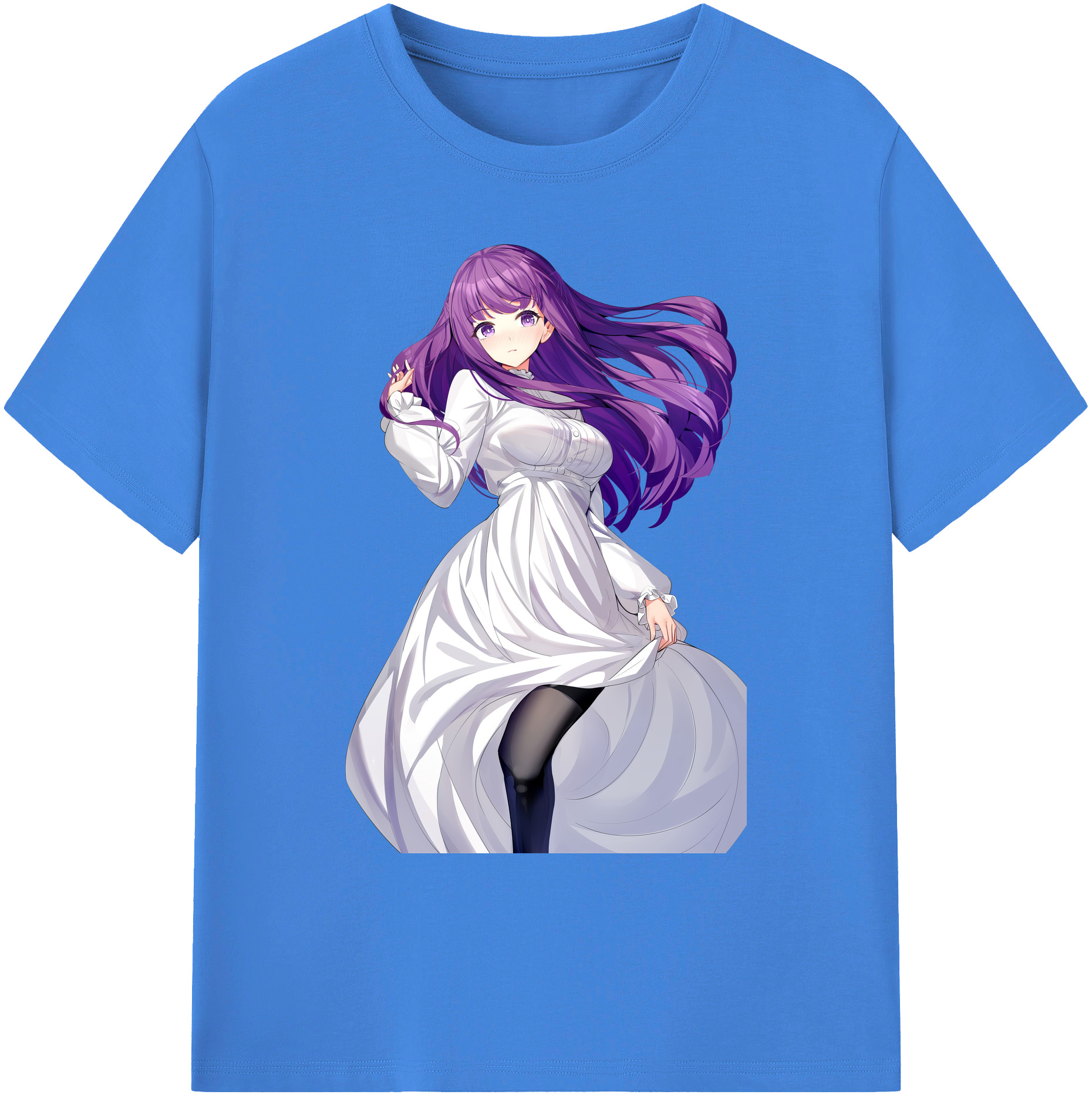 （画像用） 葬送のフリーレン Frieren 綿100％ メンズ半袖Tシャツ｜肌触りやわらか＆通気性
